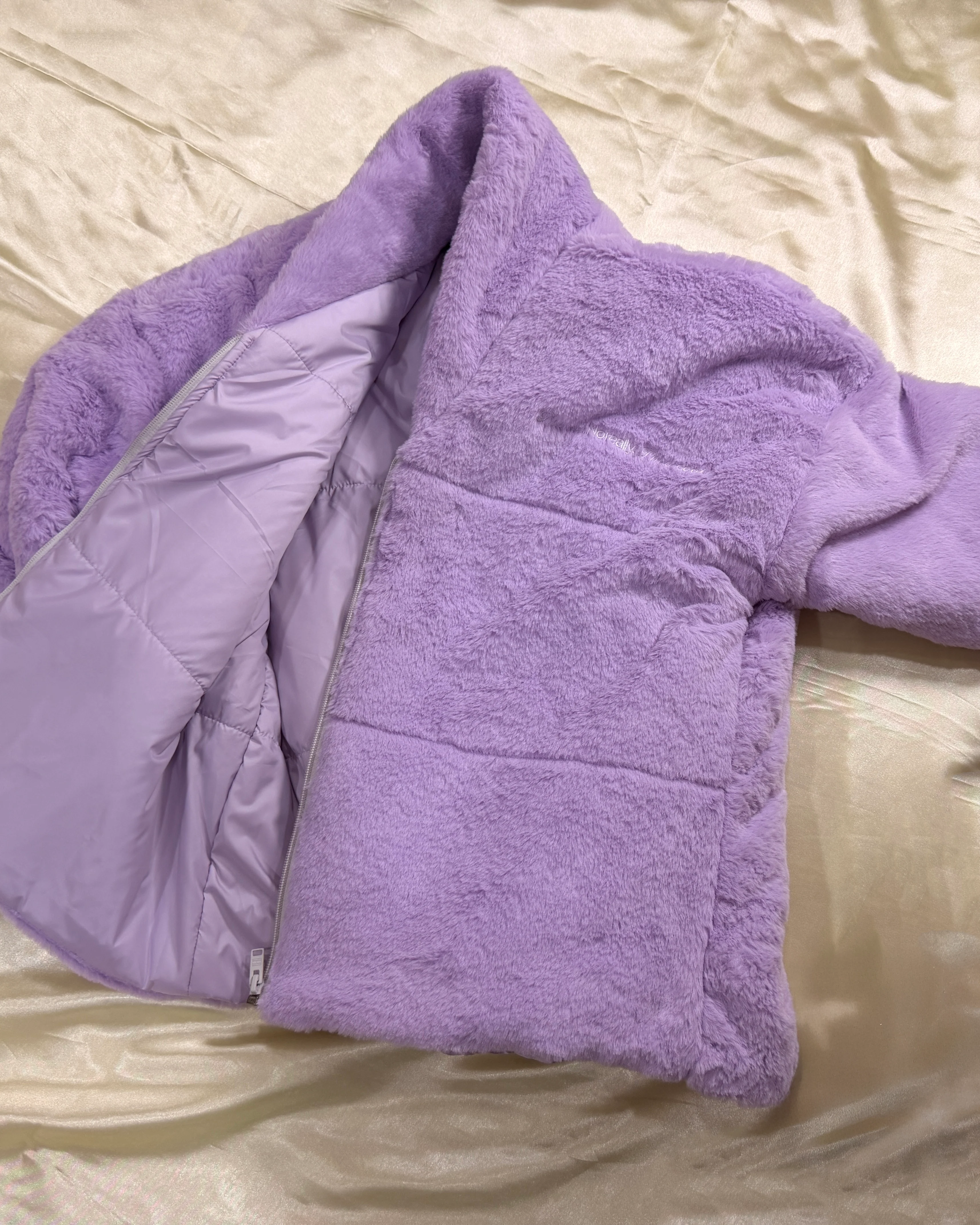 Cushion Cookie Puff Jacket | Lavender - Image 5