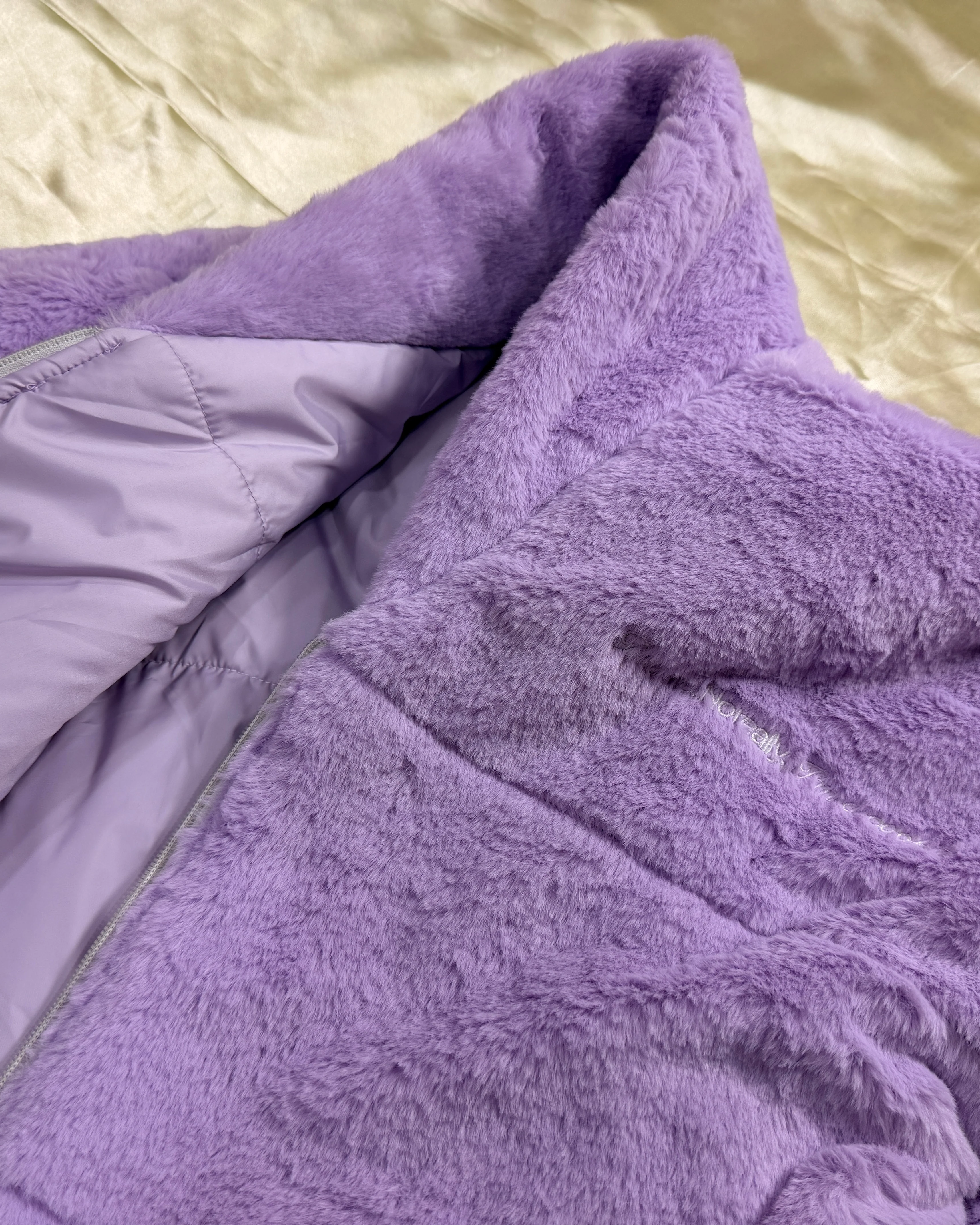 Cushion Cookie Puff Jacket | Lavender - Image 7
