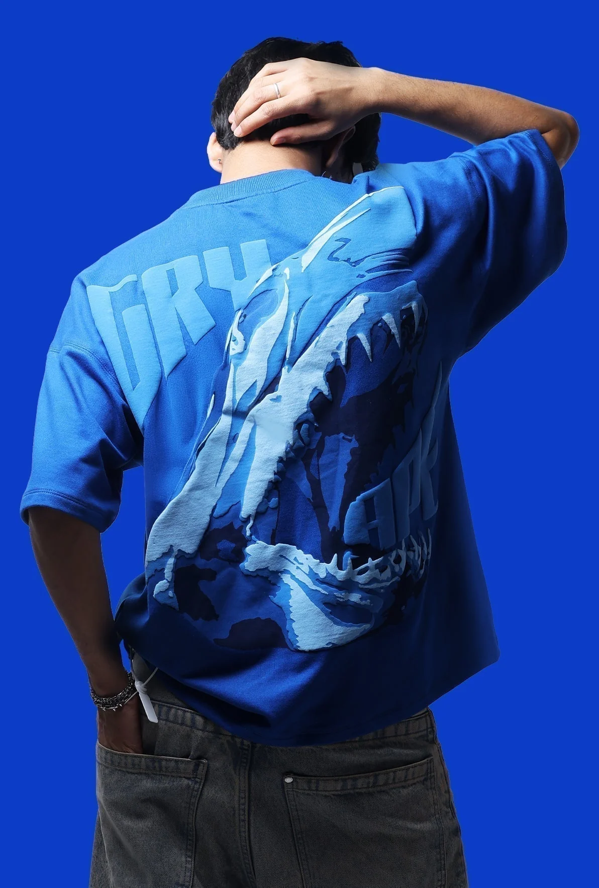 DEEP BLUE T-SHIRT - Image 3