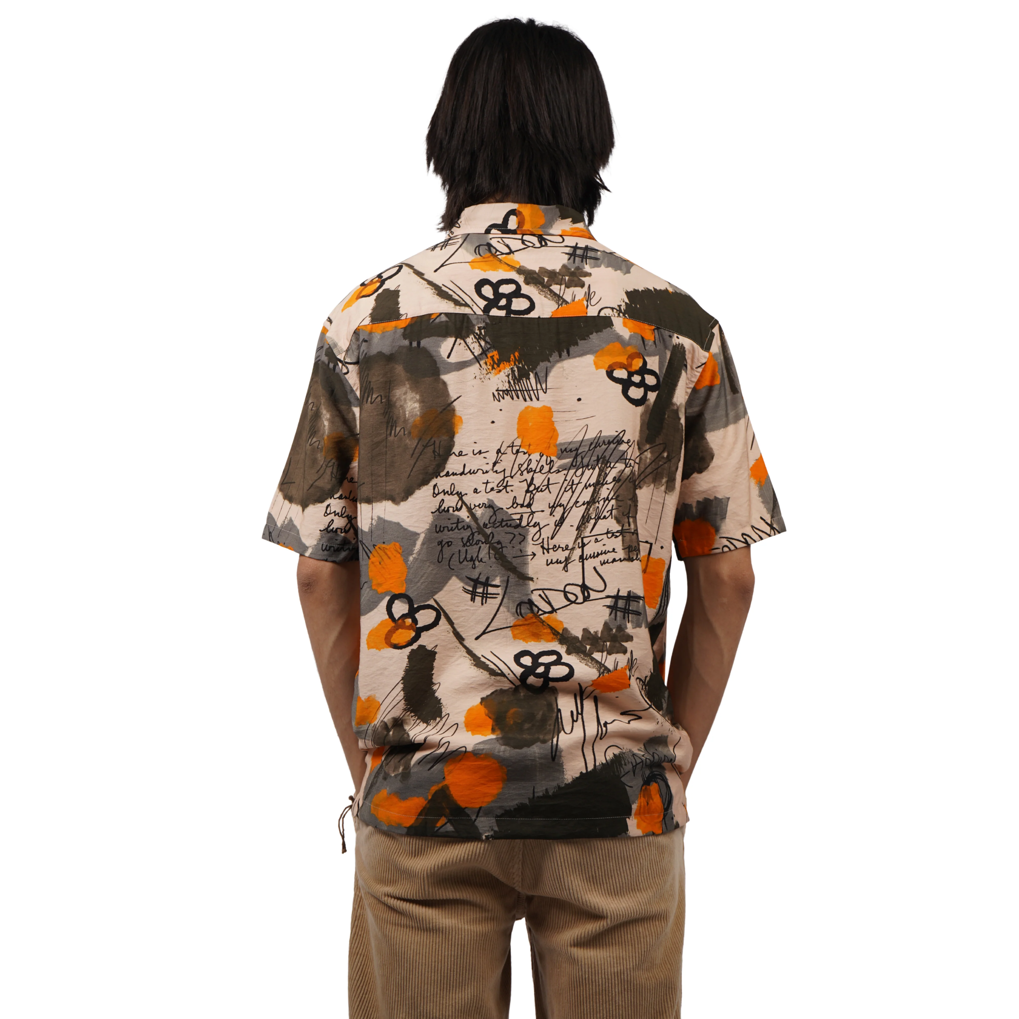 DESERT AMBER SKETCH PRINTED SHIRT - Image 3