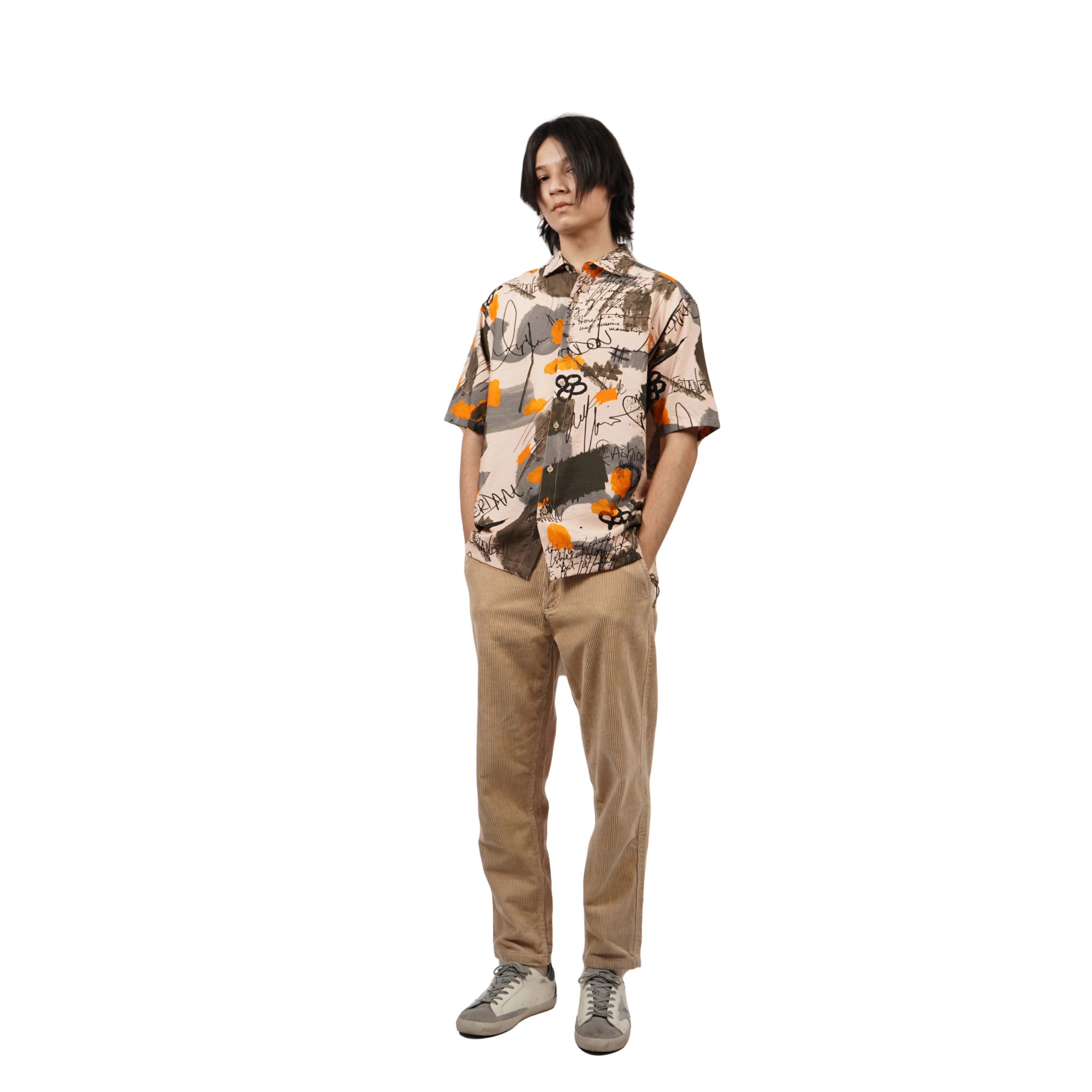 DESERT AMBER SKETCH PRINTED SHIRT - Image 4