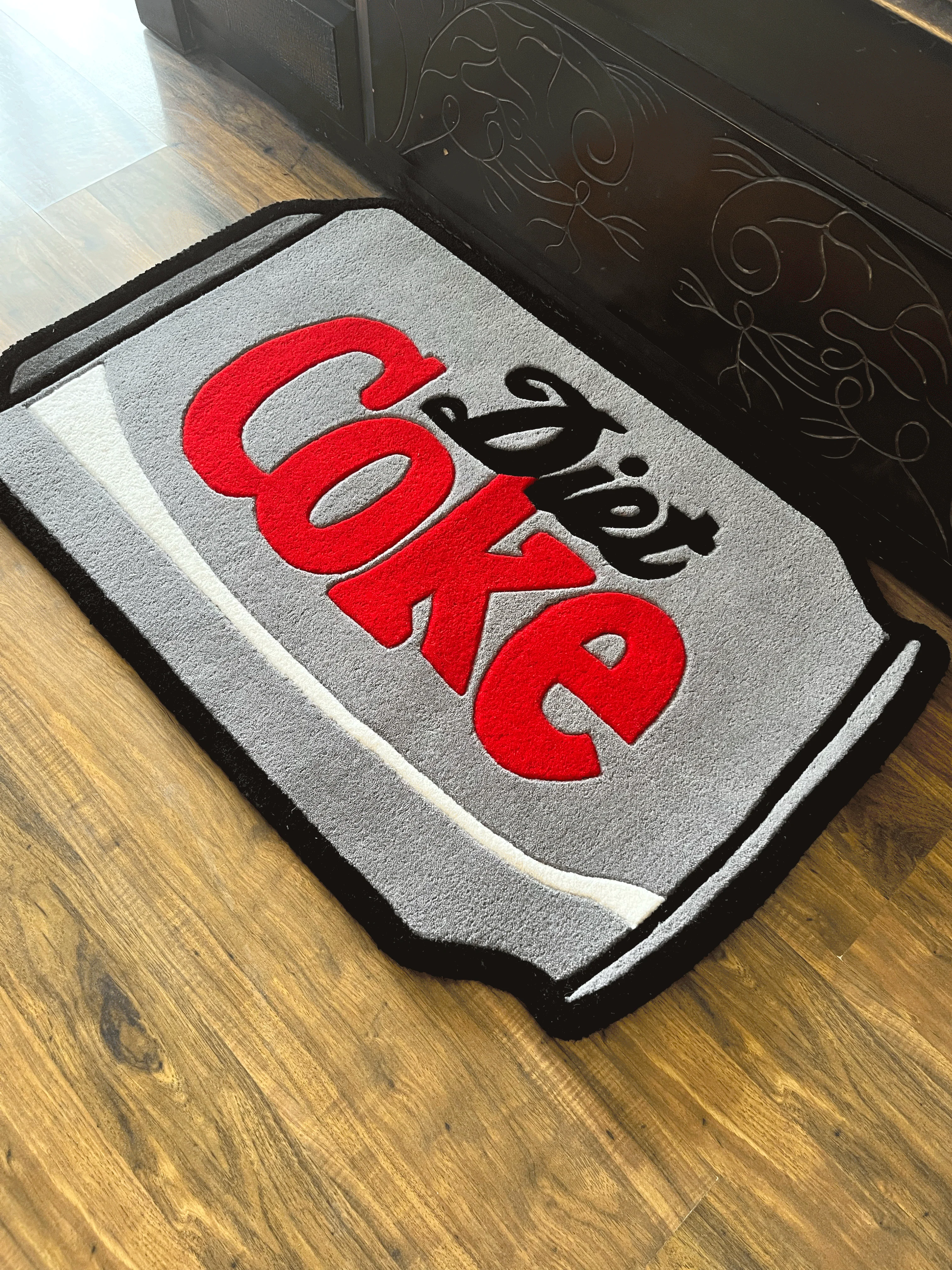 Diet Cola Can Hand Tufted Custom Rug - Image 2