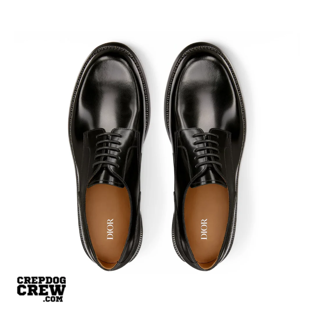 DIOR CARLO DERBY SHOE BLACK POLISHED CALFSKIN BLACK - Image 2