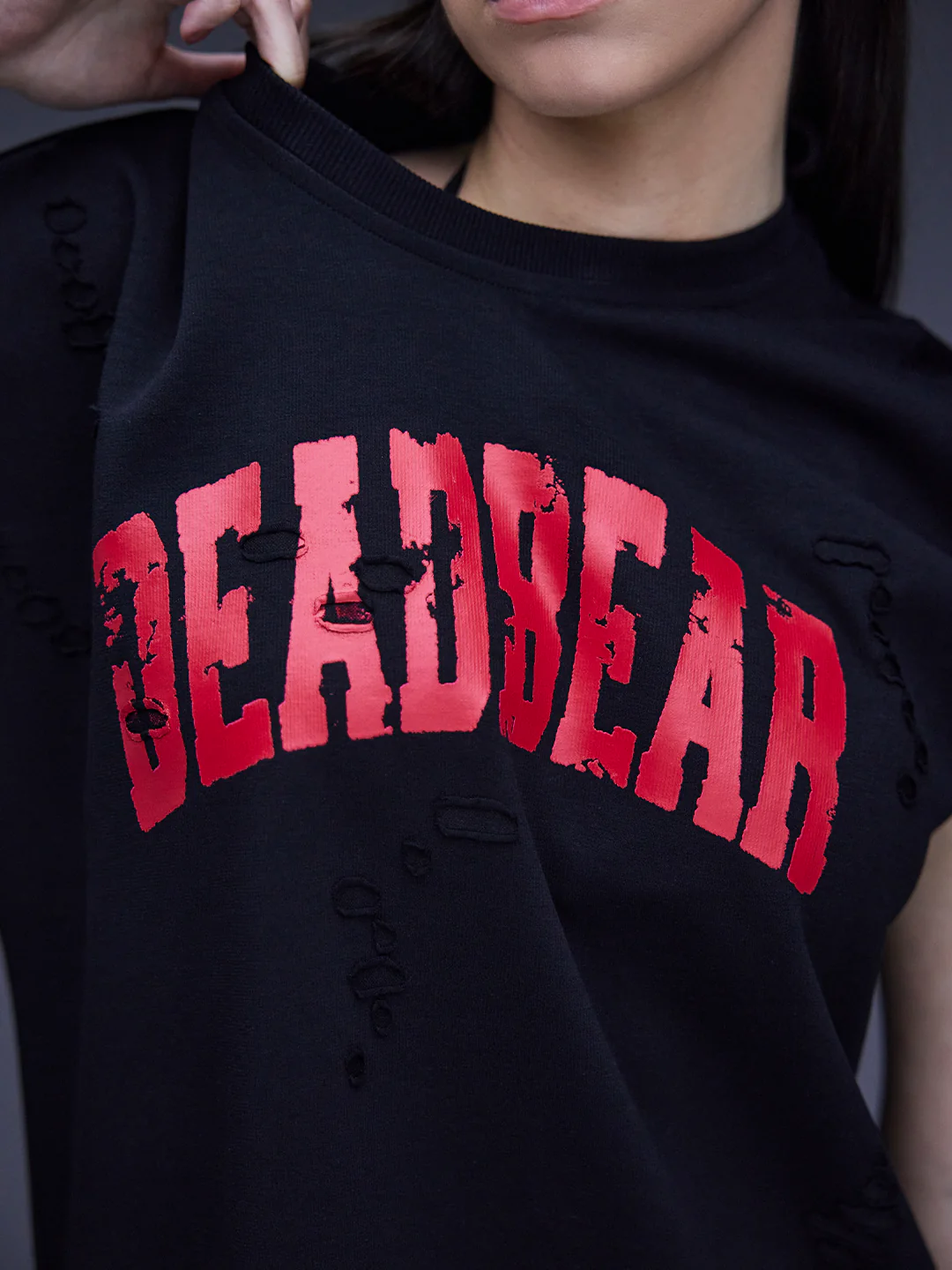 Distressed Black Tank - Image 3