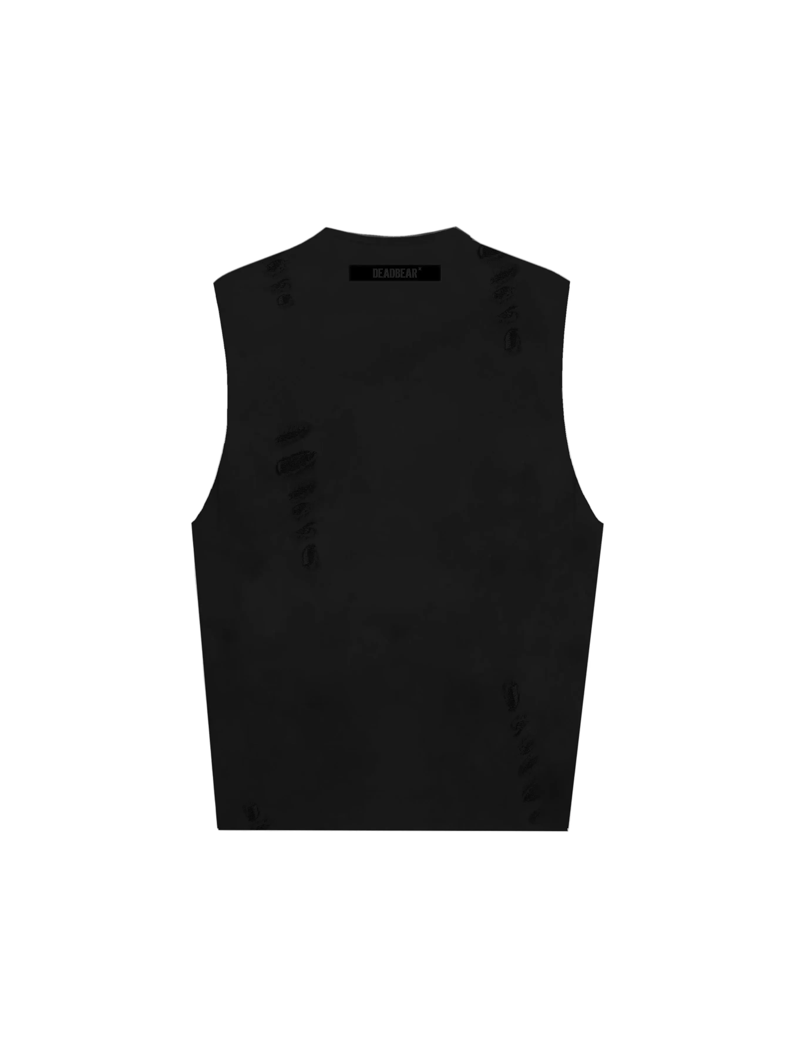 Distressed Black Tank - Image 5