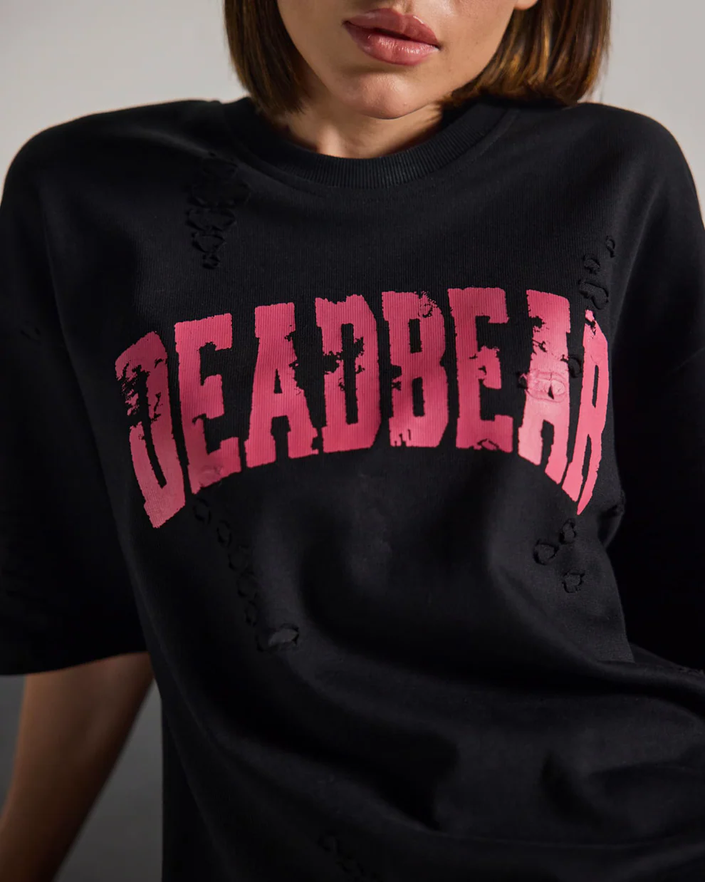 Distressed Black Tee - Image 2