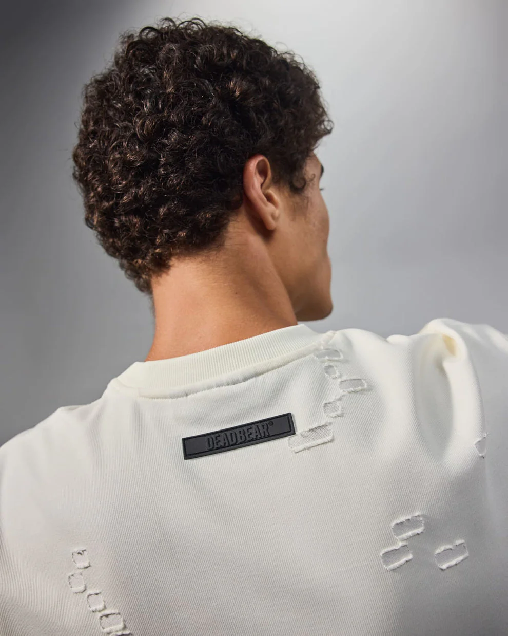 Distressed Cream White Tee 2.0 - Image 9