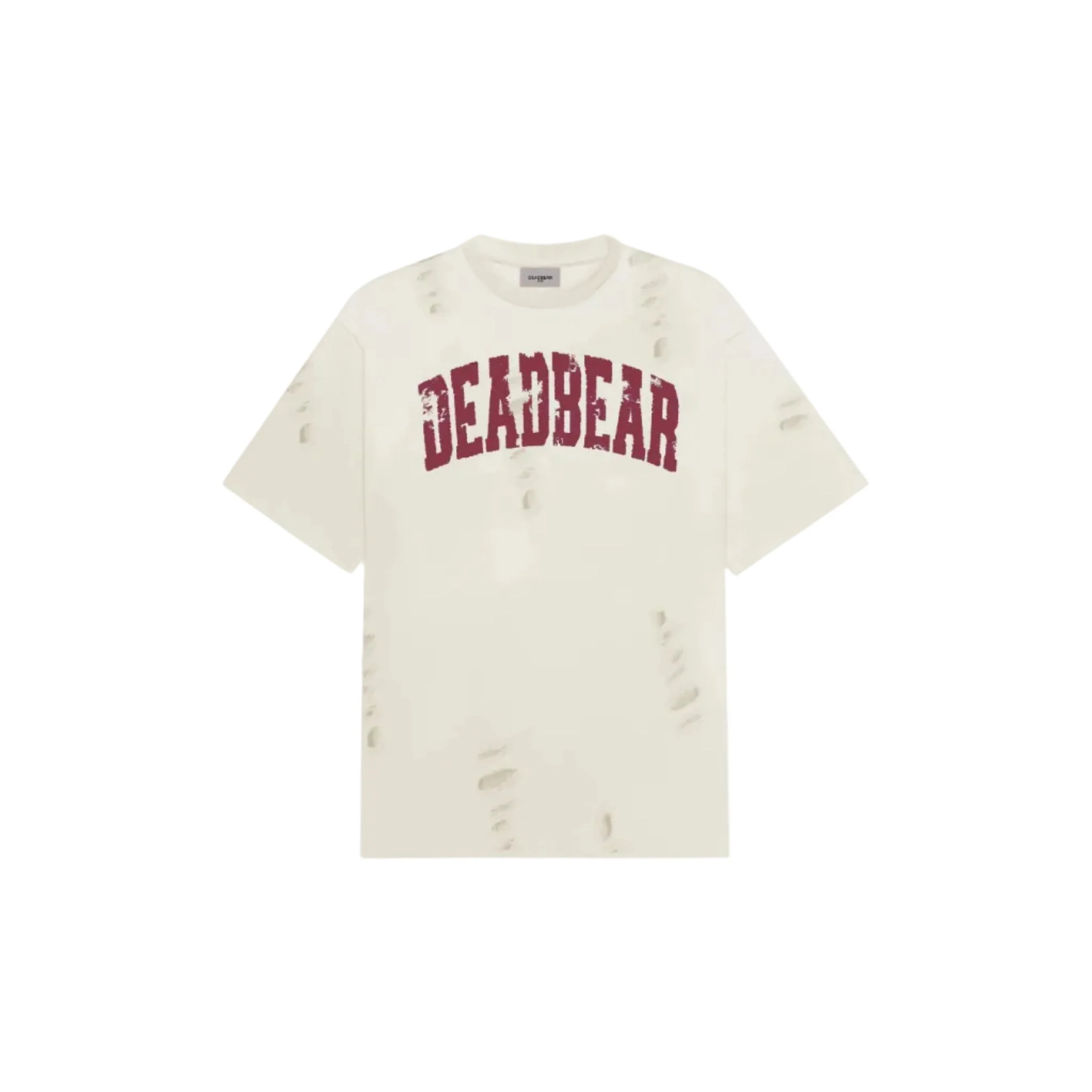 Distressed Cream White Tee 3.0
