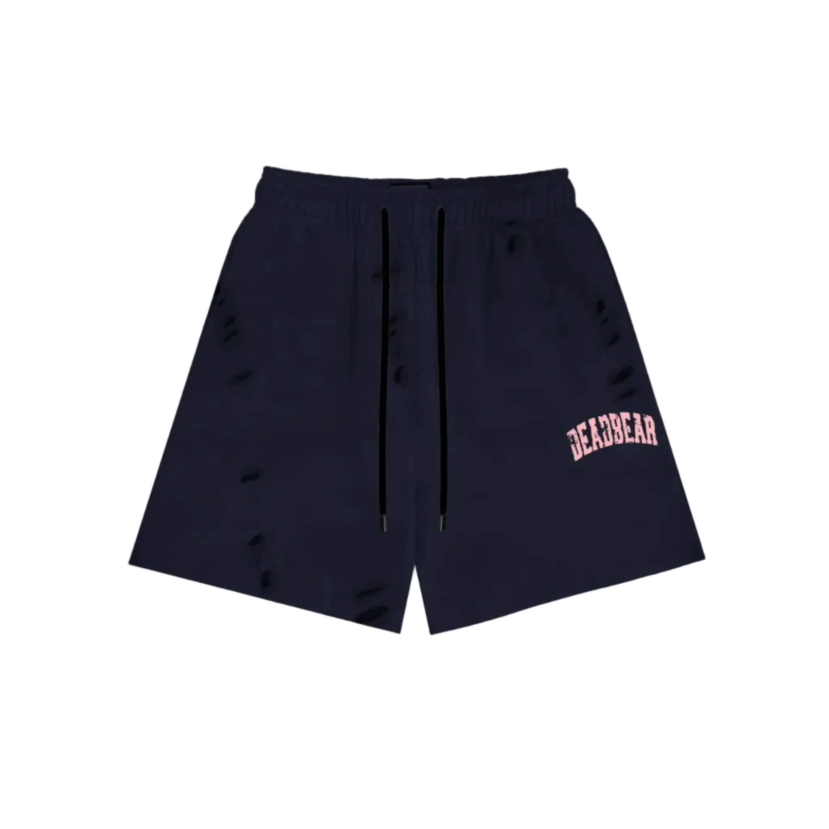 Distressed Navy Shorts