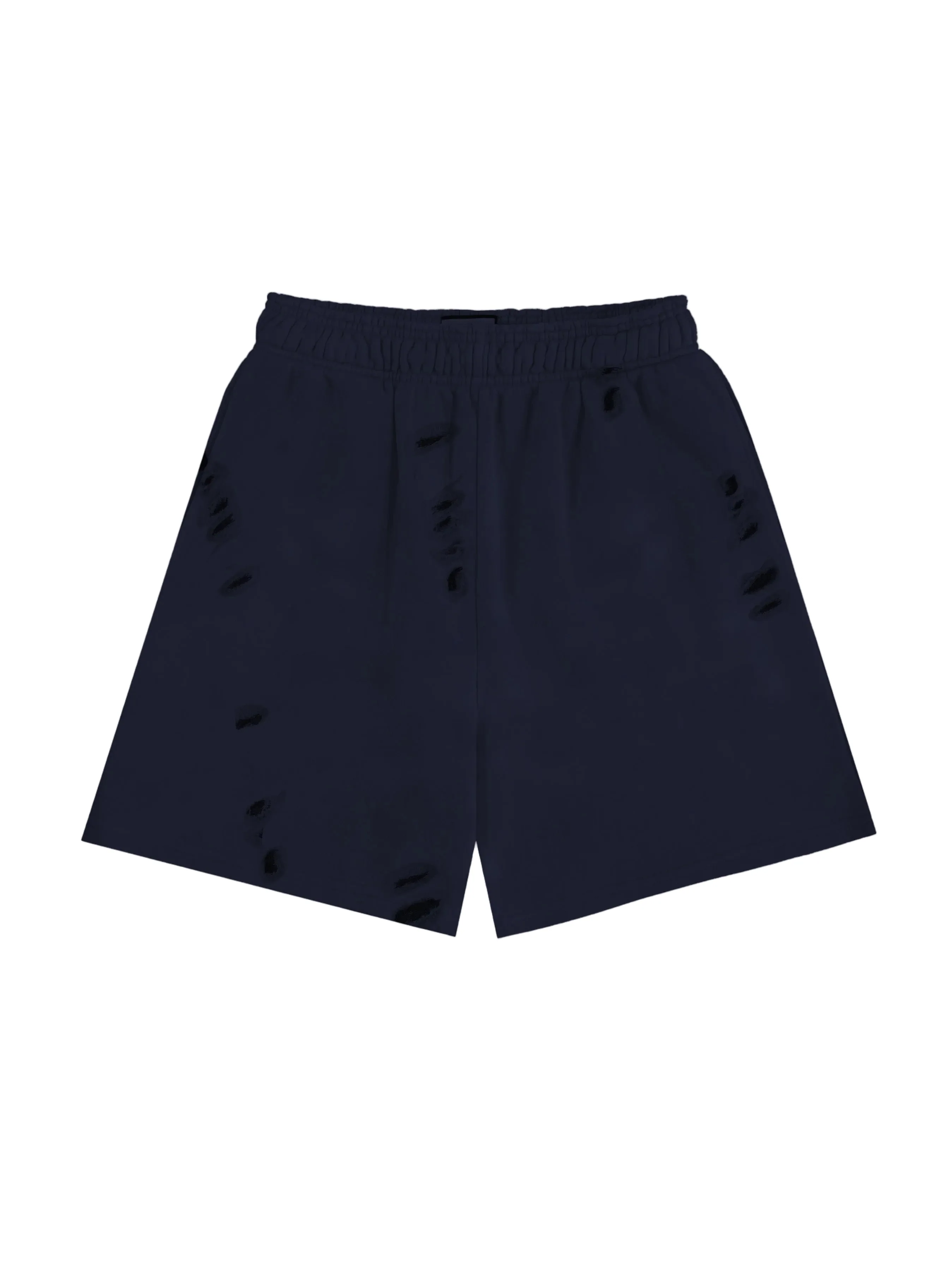 Distressed Navy Shorts - Image 5