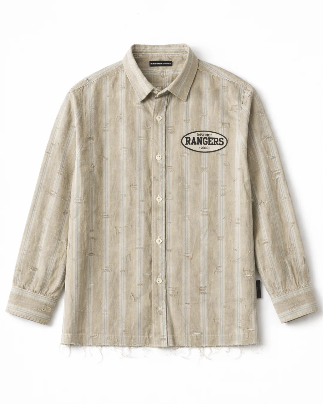 Distressed Shirt (Mud Brown)