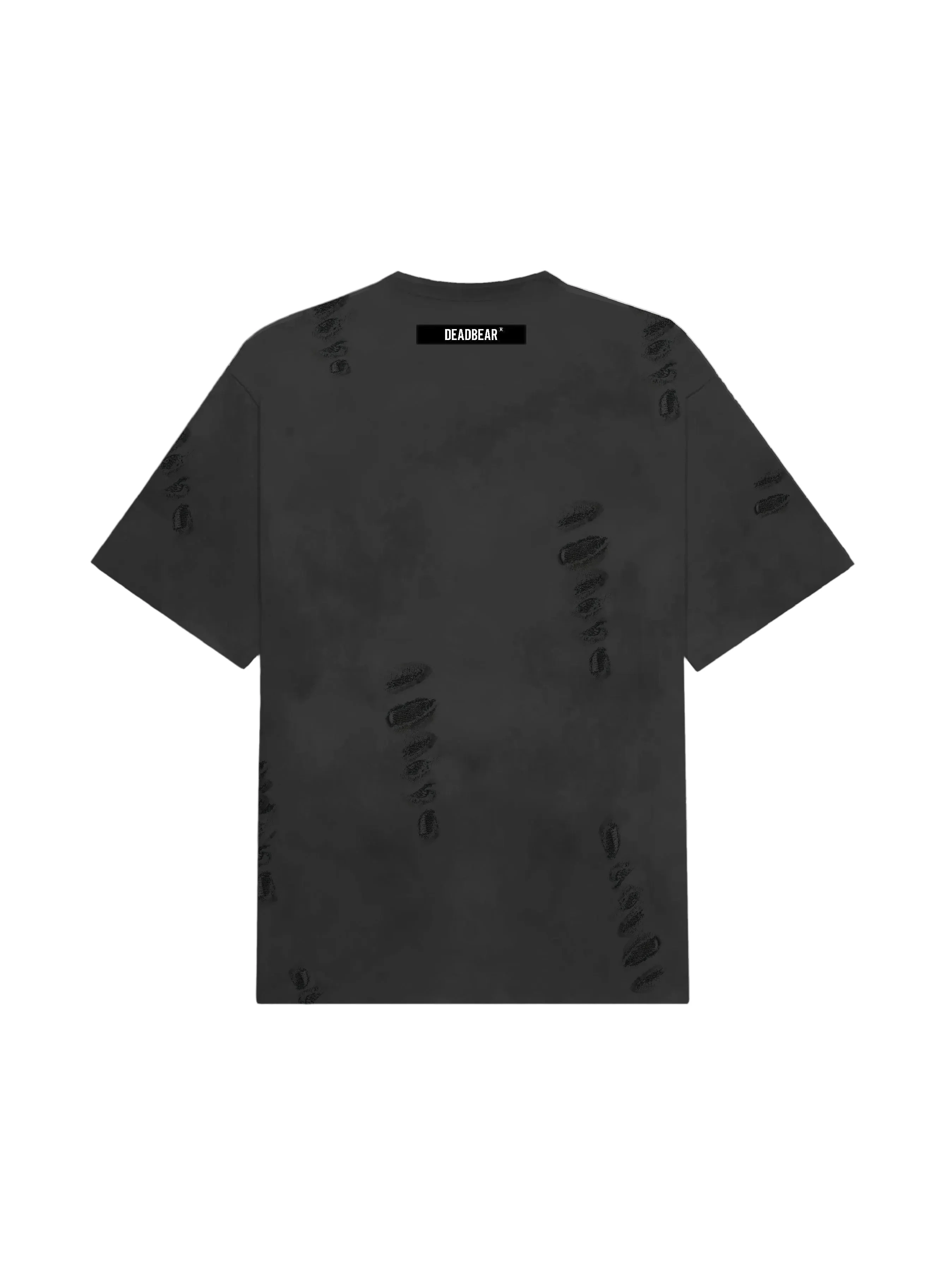 Distressed Washed Black Tee - Image 3