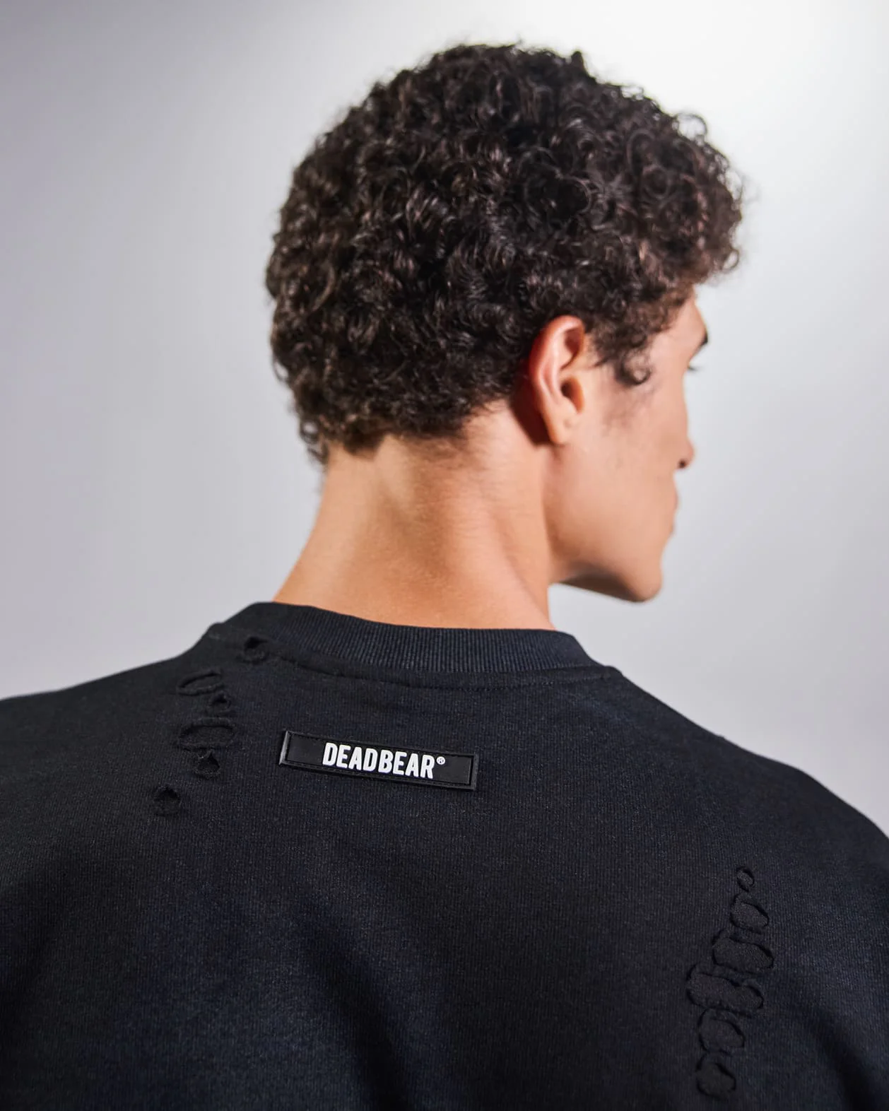 Distressed Washed Black Tee - Image 7