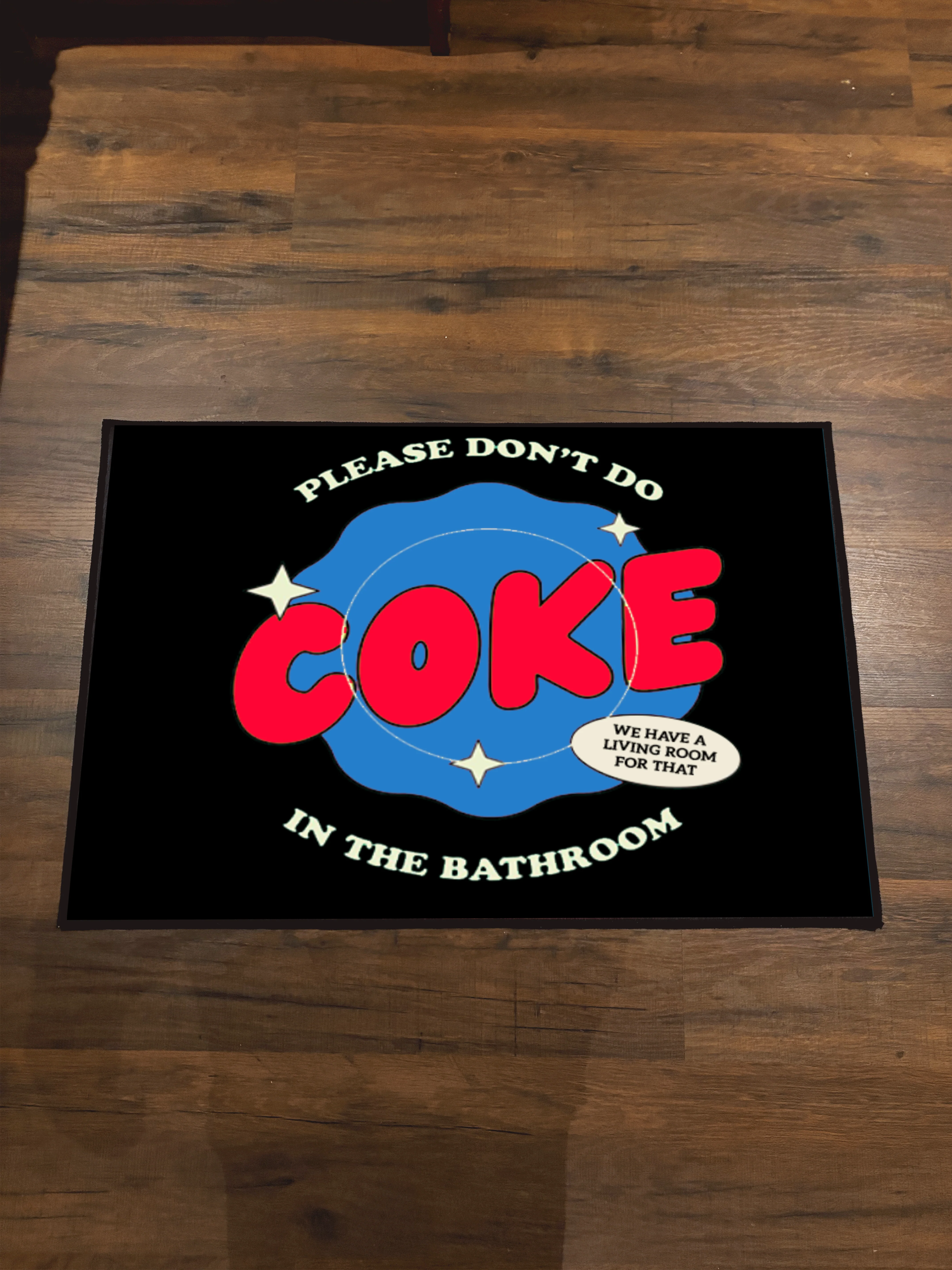 Dont do coke Washable Custom Rug - Image 2
