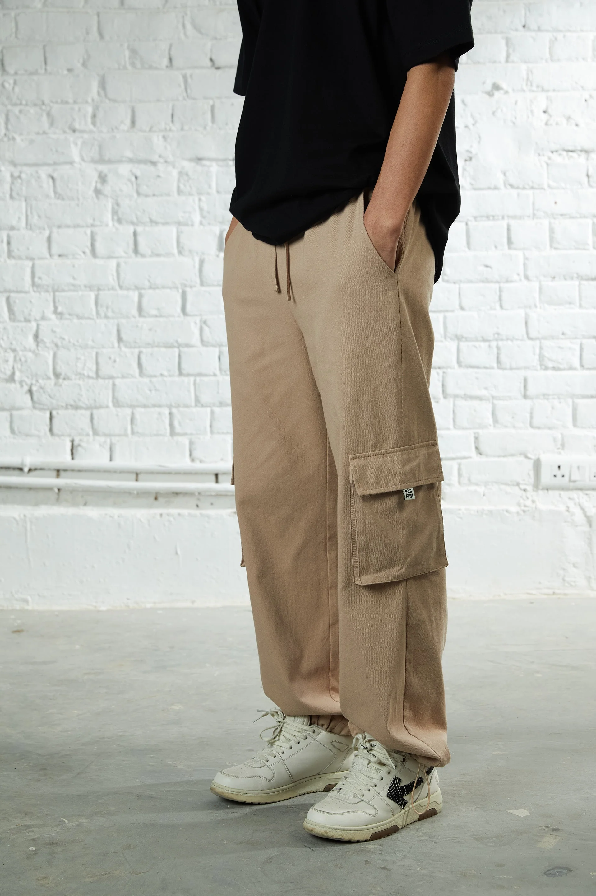Drawstring Cargo Pants - Image 4