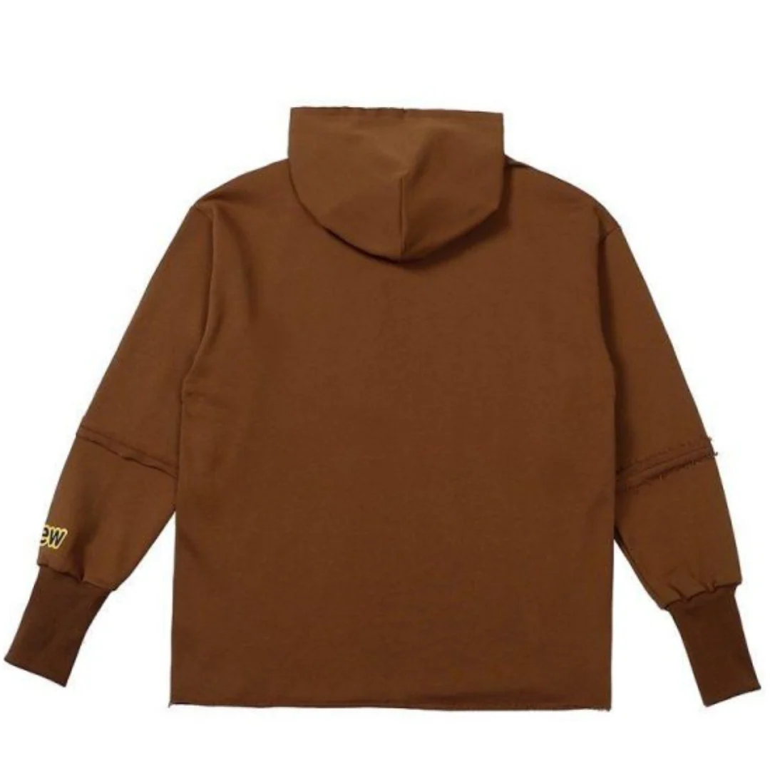 Drew House Mascot Deconstructed Brown Hoodie - Image 2