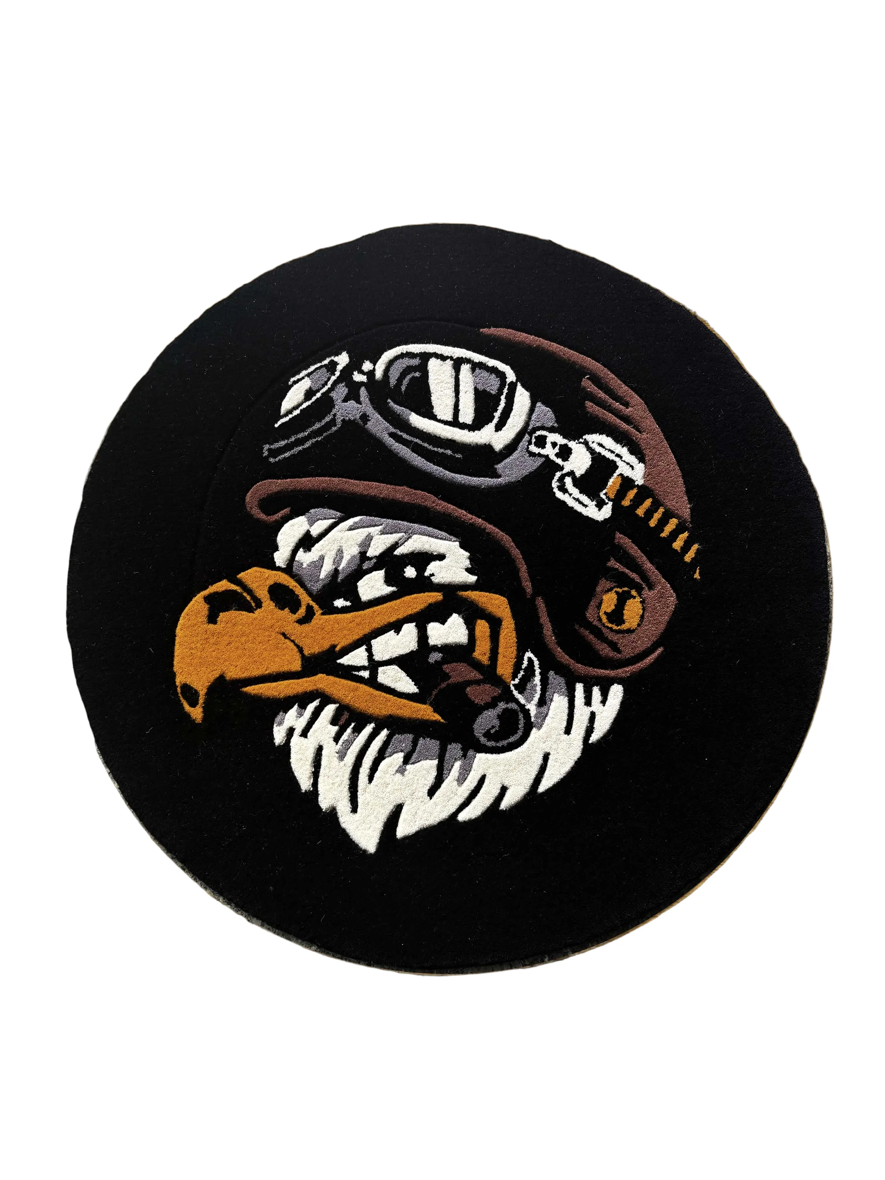 Eagle biker Hand Tufted Custom Rug - Image 2
