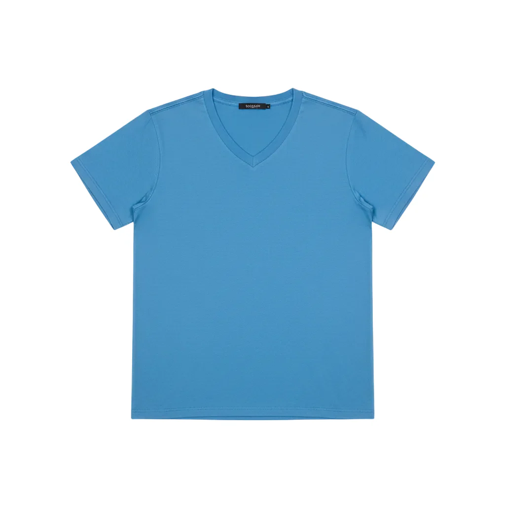 FADED BLUE V-NECK TEE- Unisex