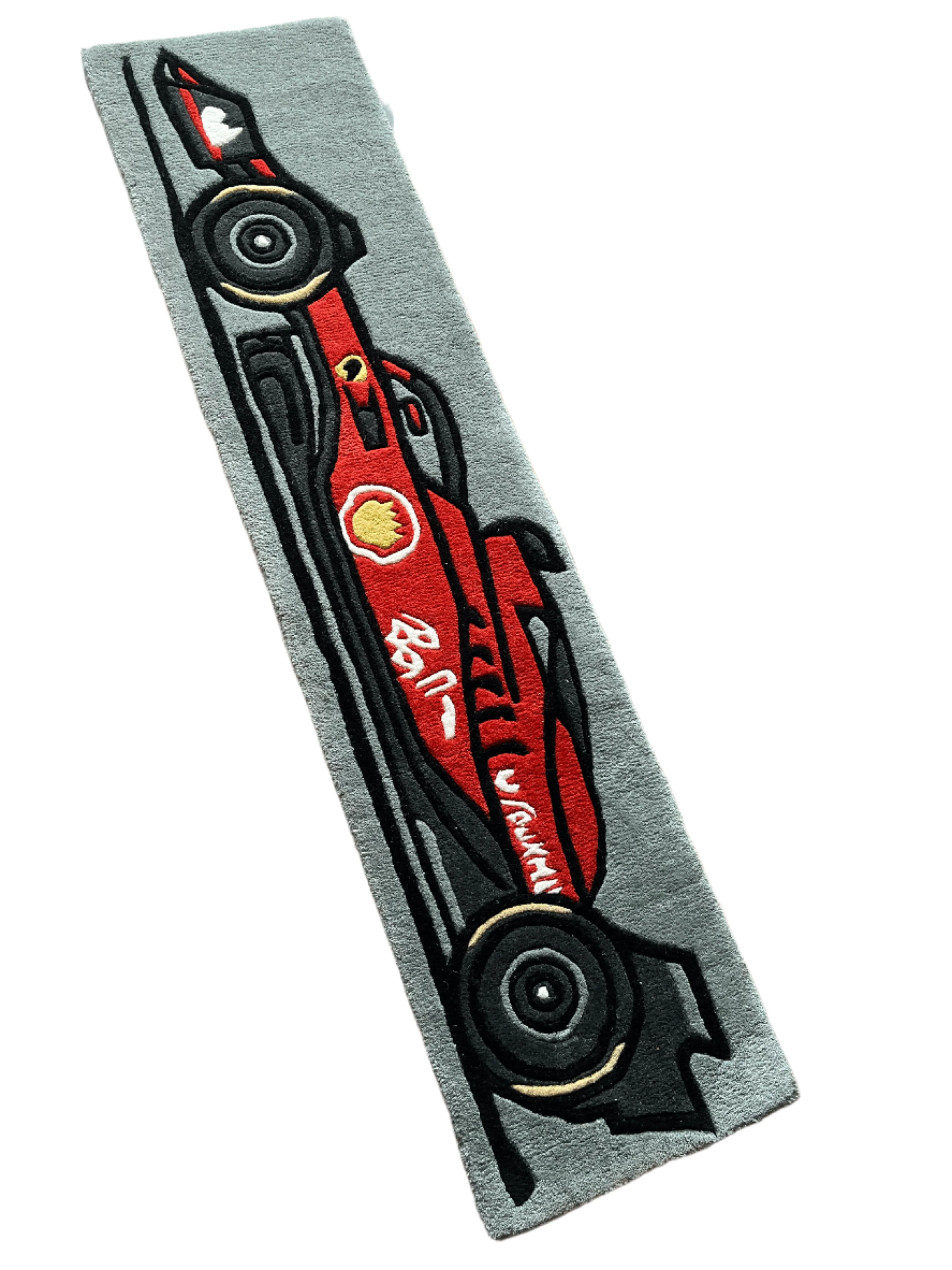 RED F1 Car Custom Rug - Image 2
