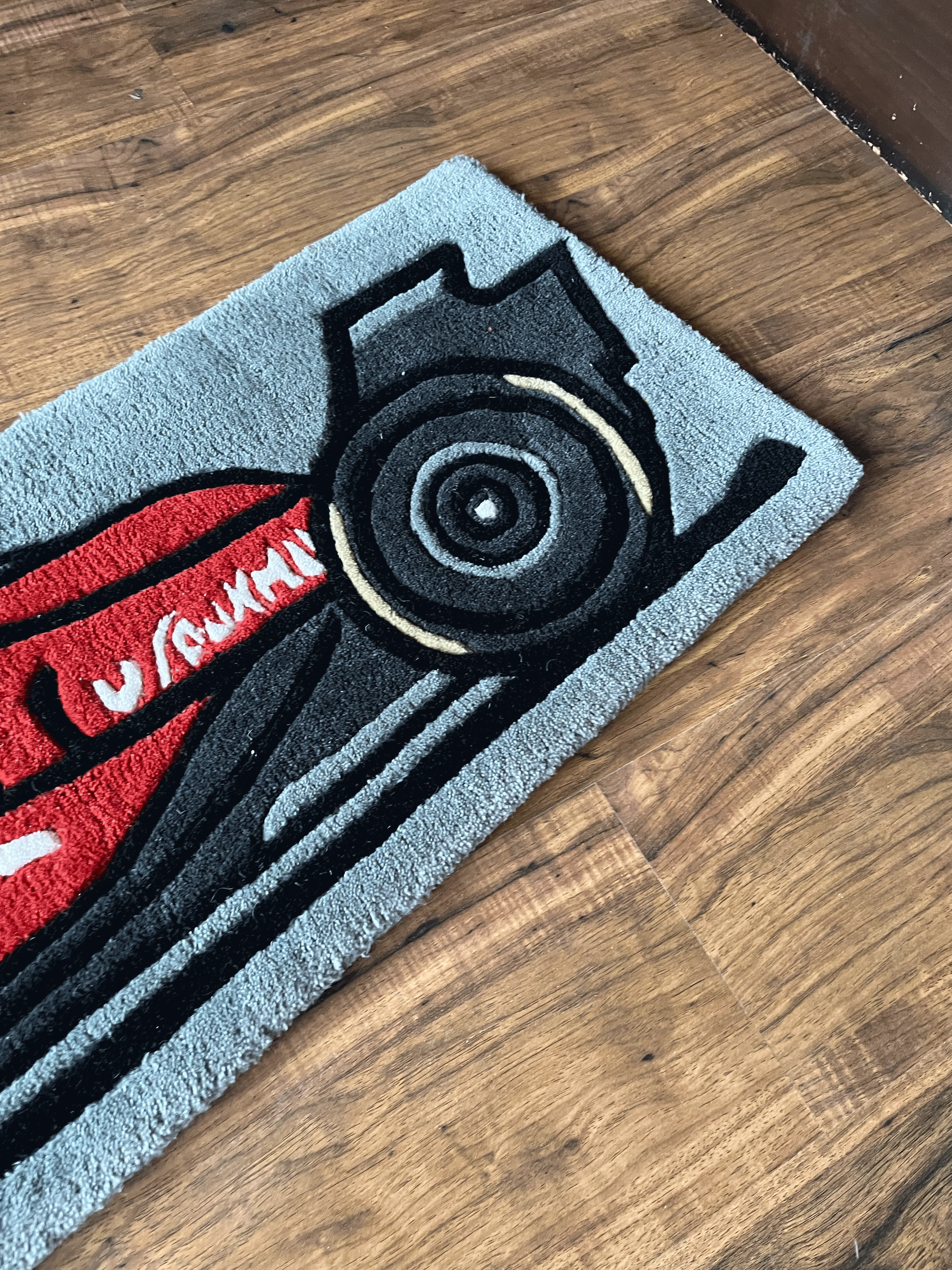 RED F1 Car Custom Rug - Image 5