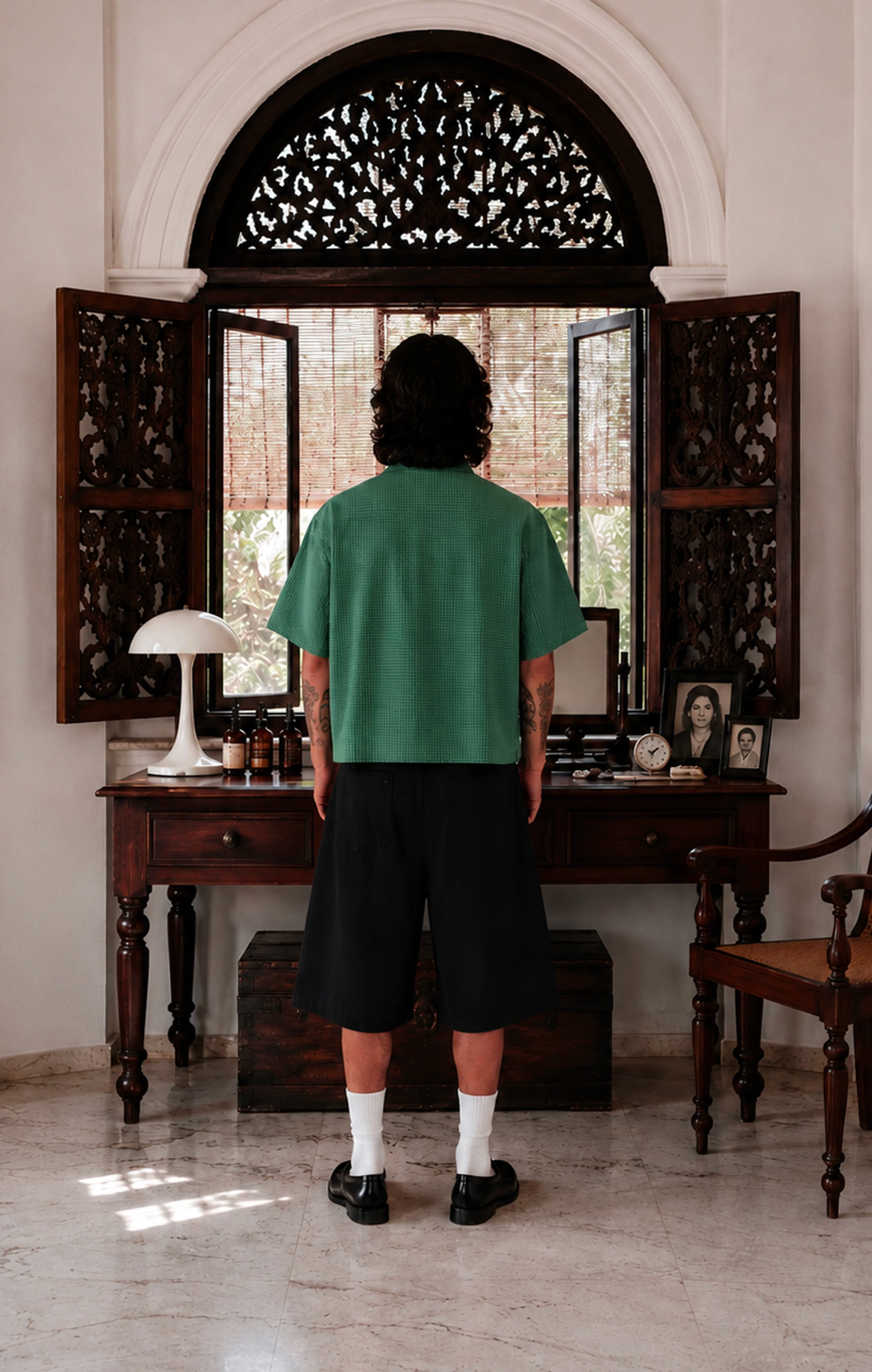 FISHERMAN SHIRT- GREEN - Image 4