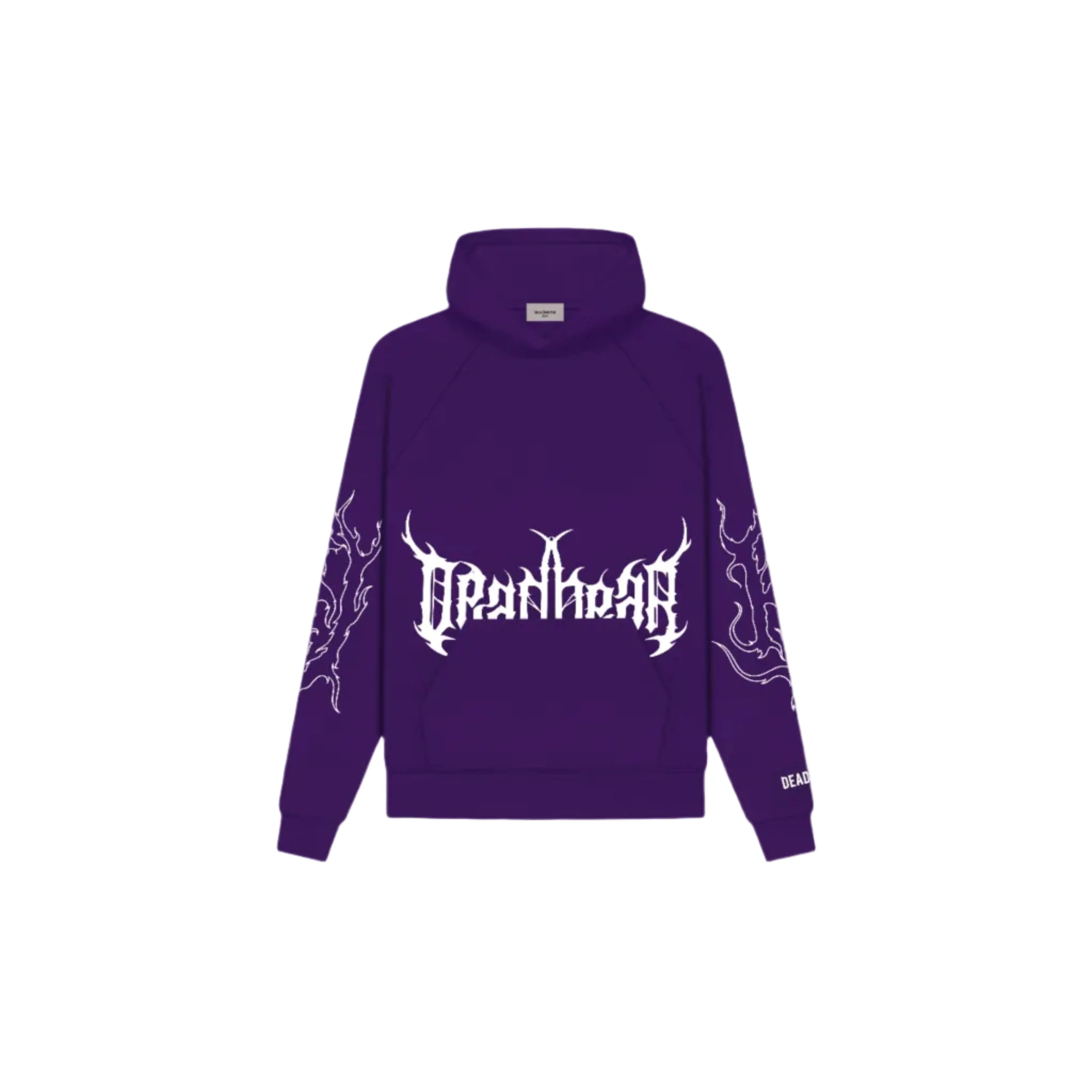 Flames Hoodie Purple