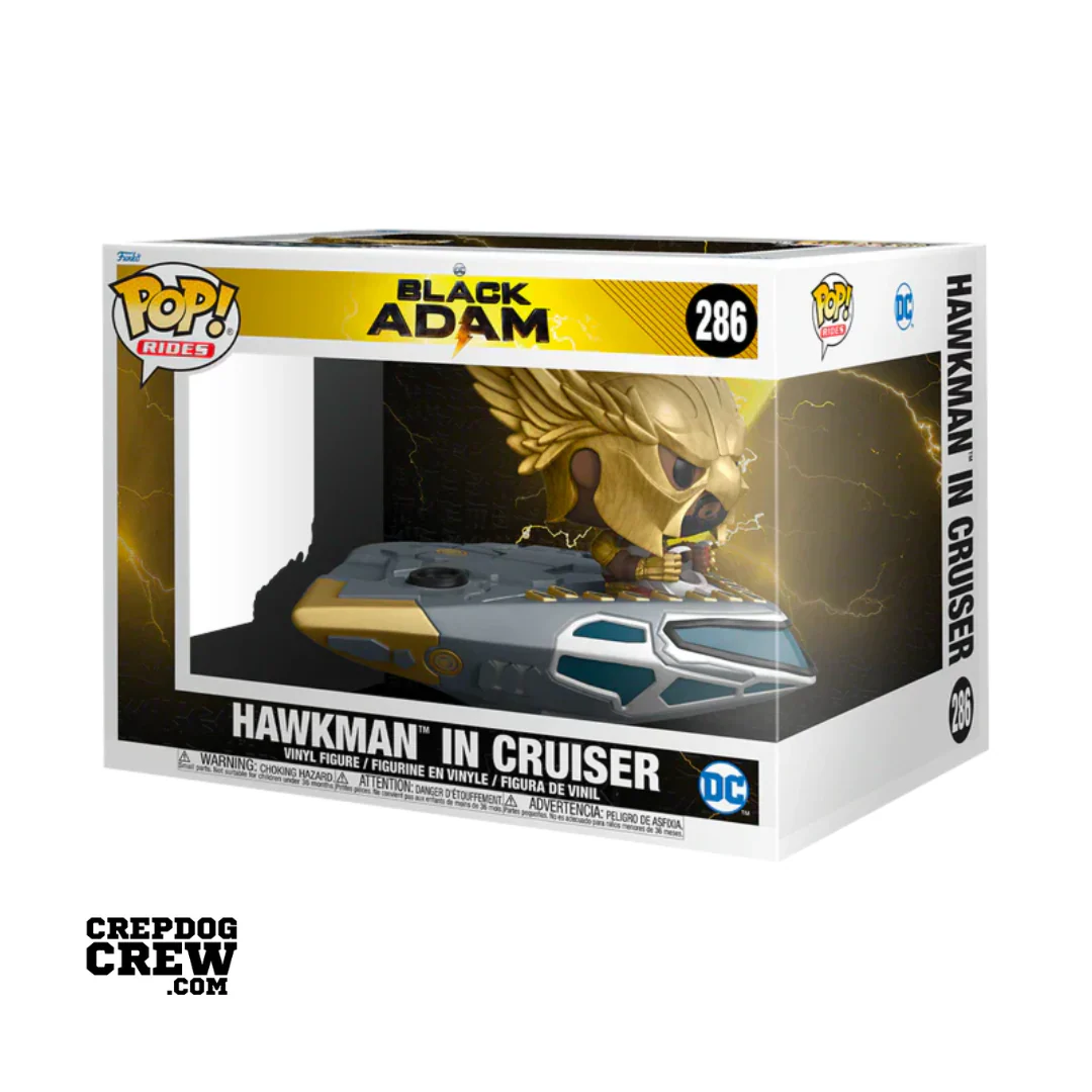 Funko POP! DC: Black Adam (2022) - Hawkman with Cruiser #286 - Image 2