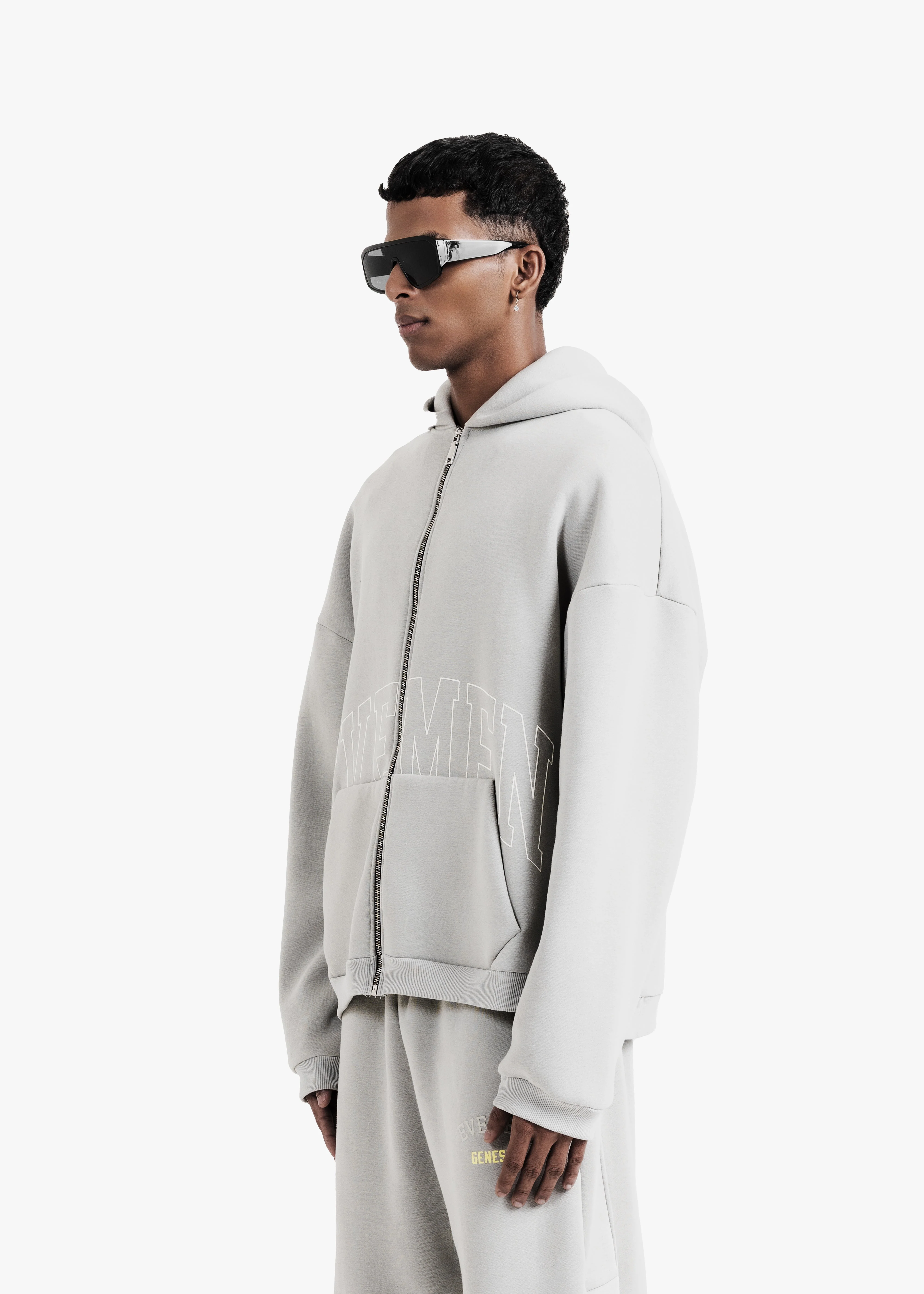 genesis boxy zip through hoodie - Image 4