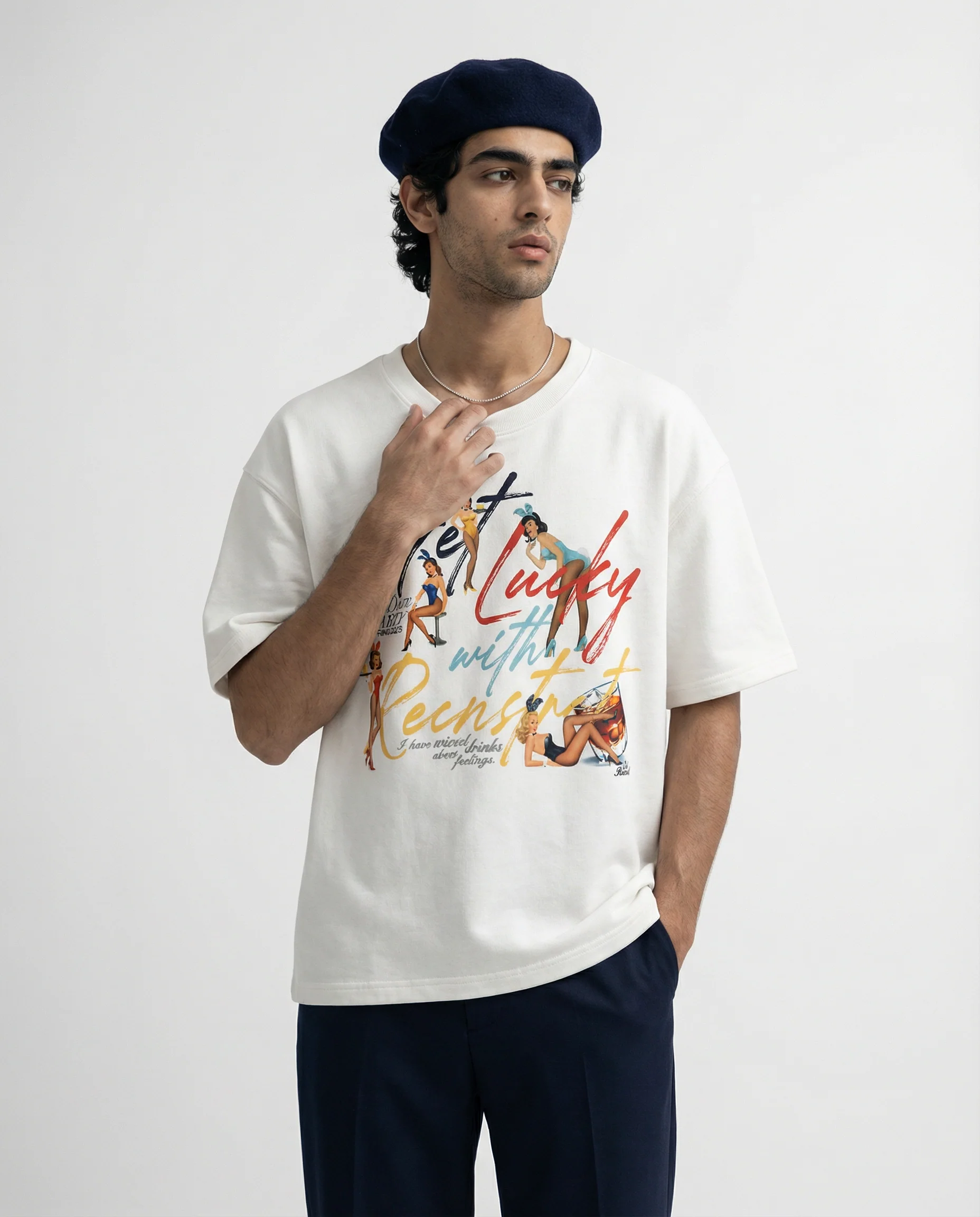 Get Lucky T-shirt - White - Image 3