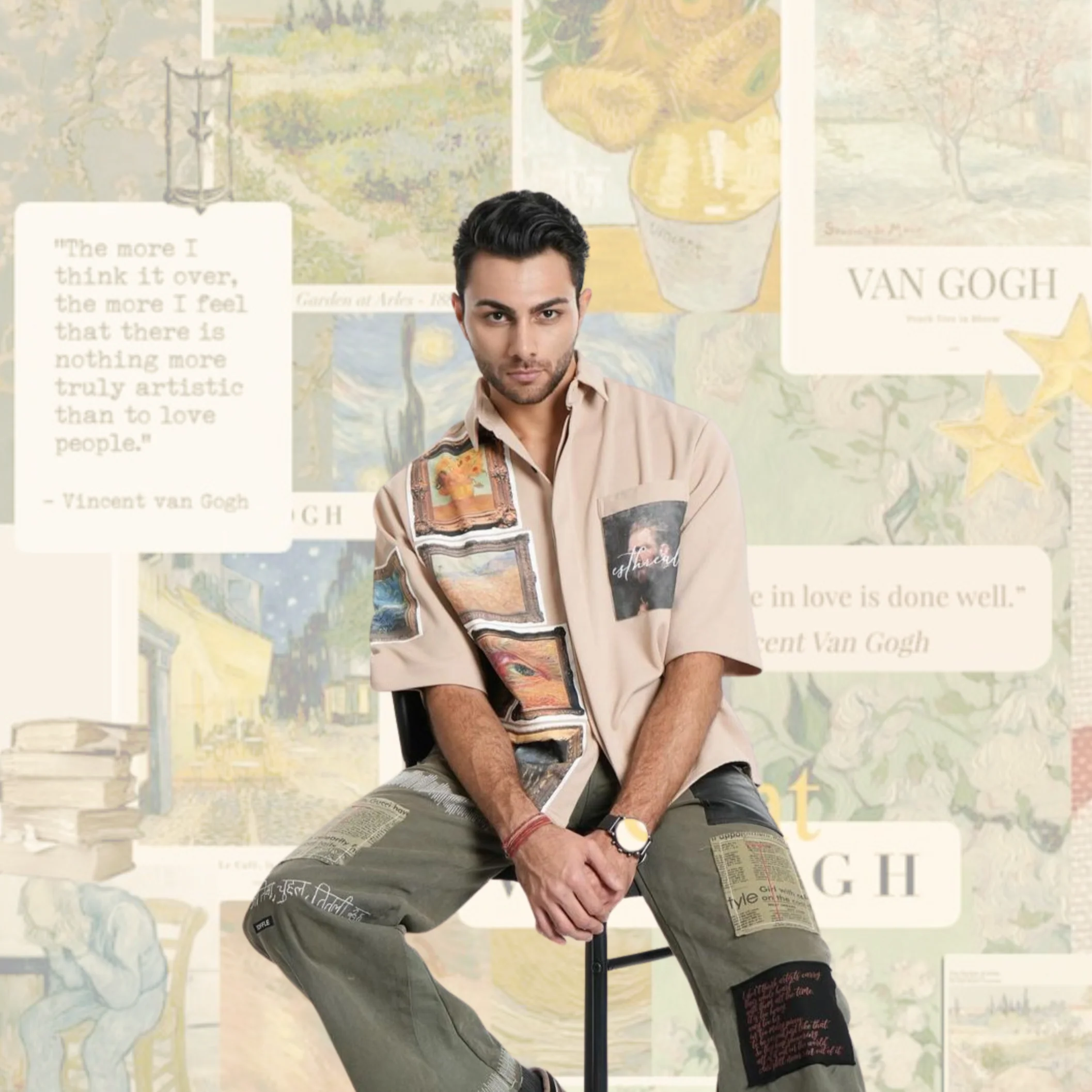 Gogh's Canvas | Over Box Shirt - Image 2