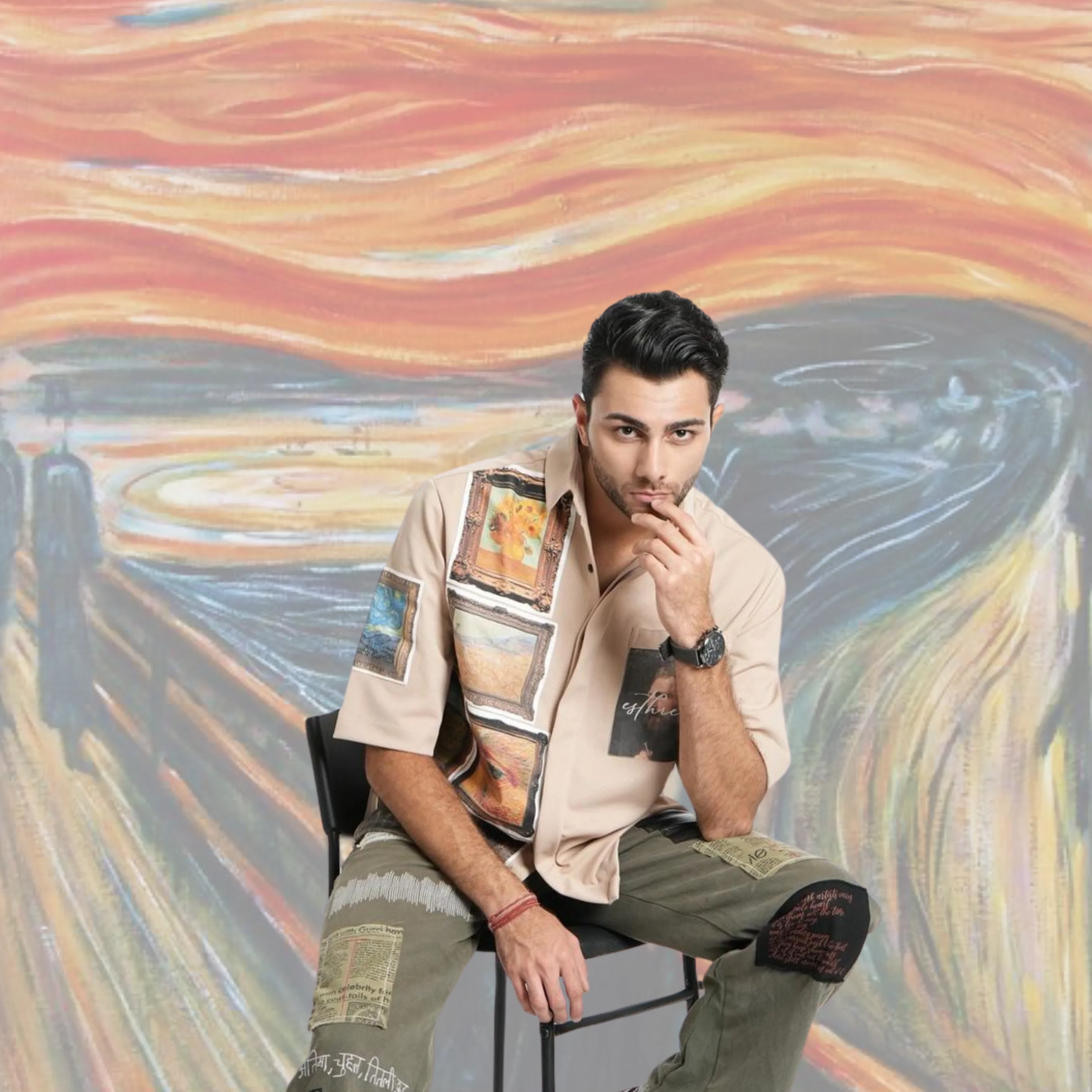 Gogh's Canvas | Over Box Shirt - Image 3