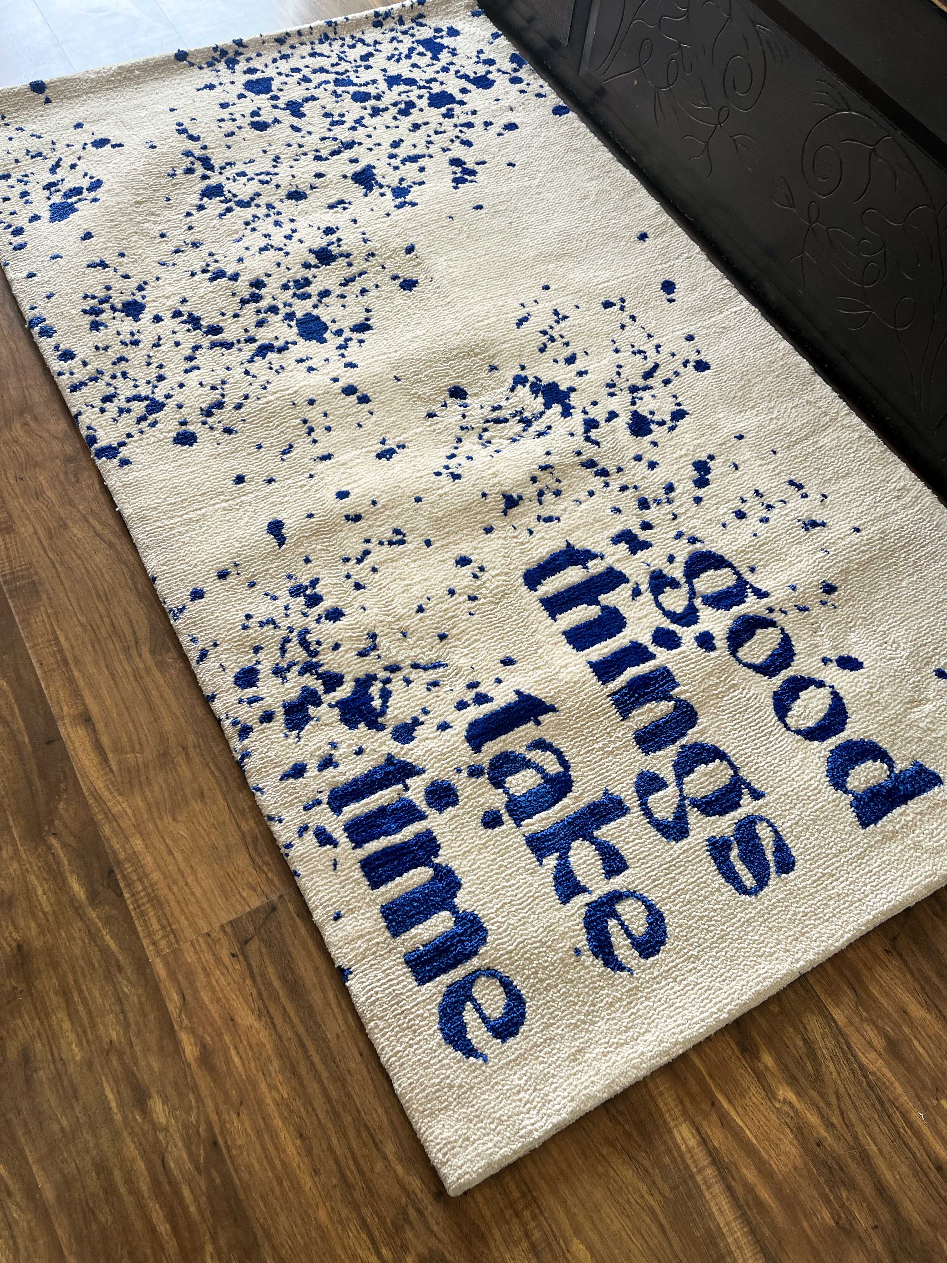Good Things Take time Machine Made Custom Rug - Image 2