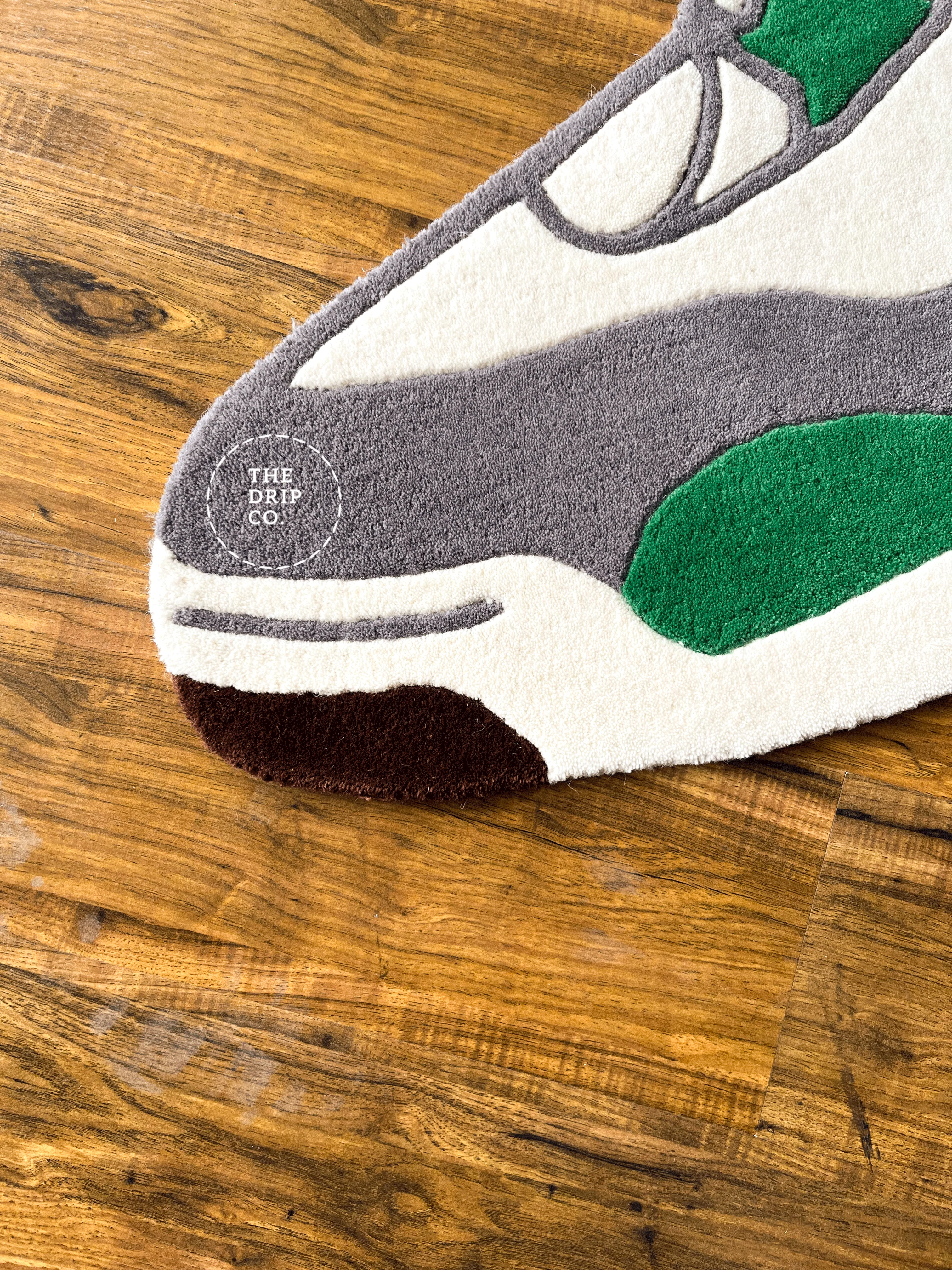 Green Custom Shoe Custom Rug - Image 3