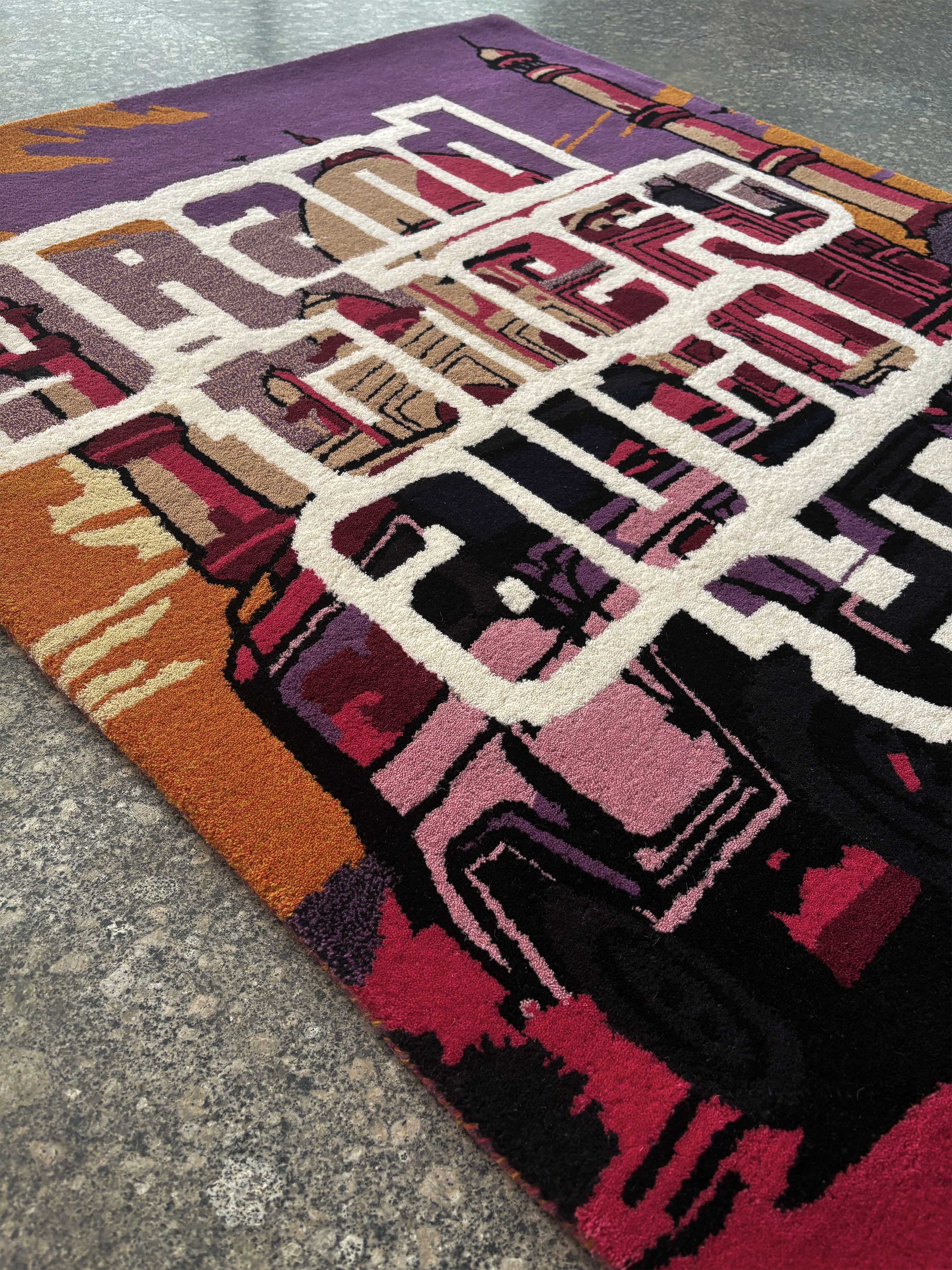 GTA Bharat Hand Tufted Custom Rug - Image 2