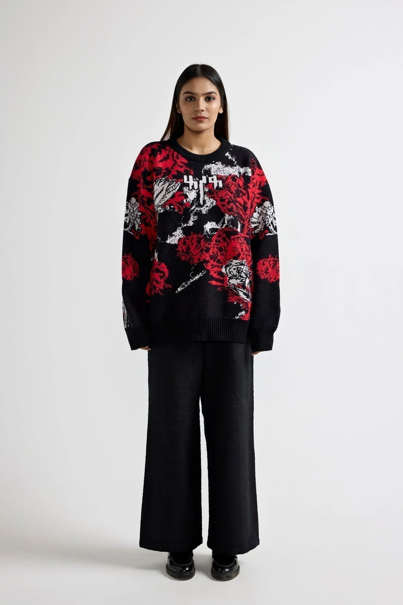 "Hallucination" Knitted Sweatshirt - Image 5