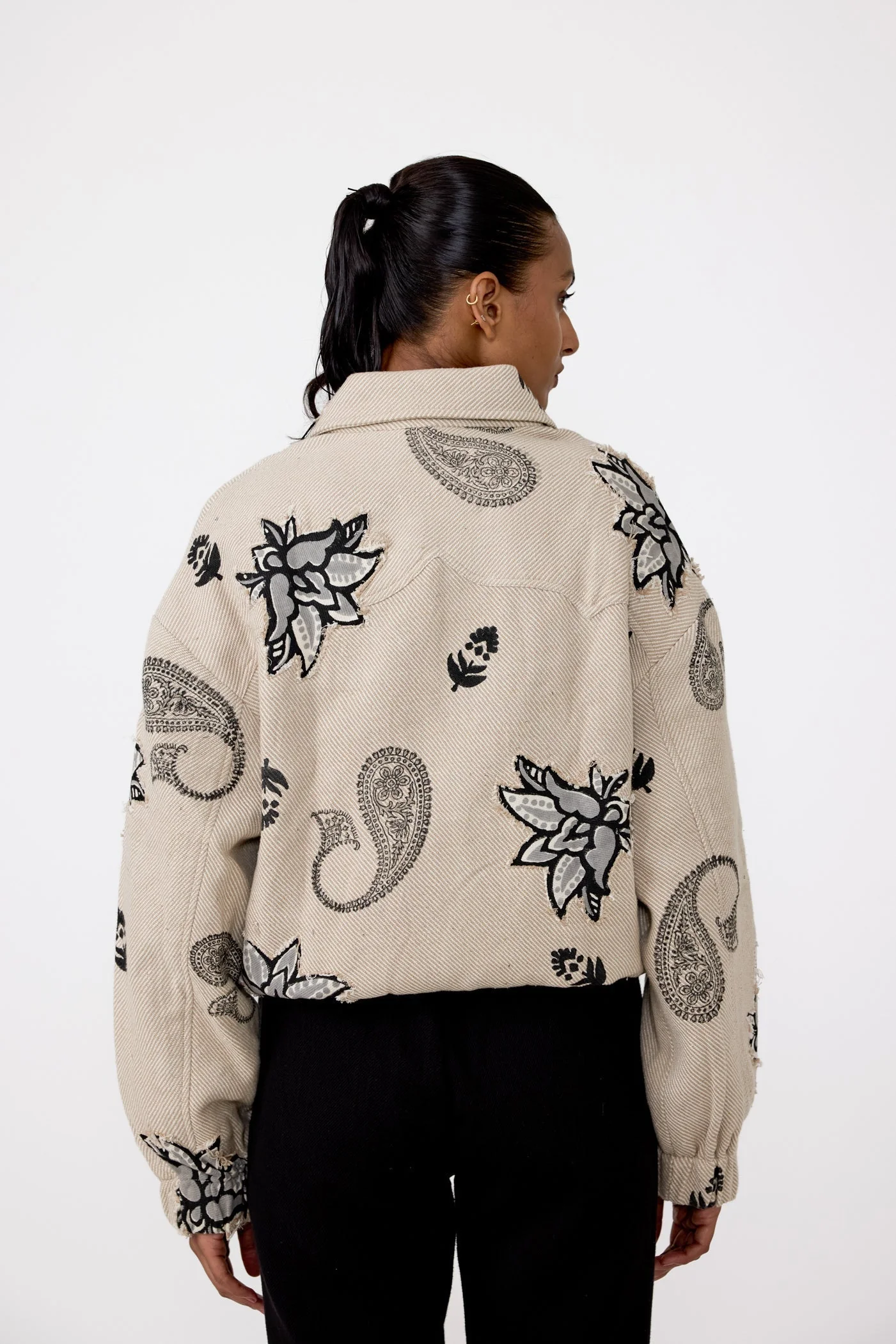 Handmade Bomber Jacket - Image 8