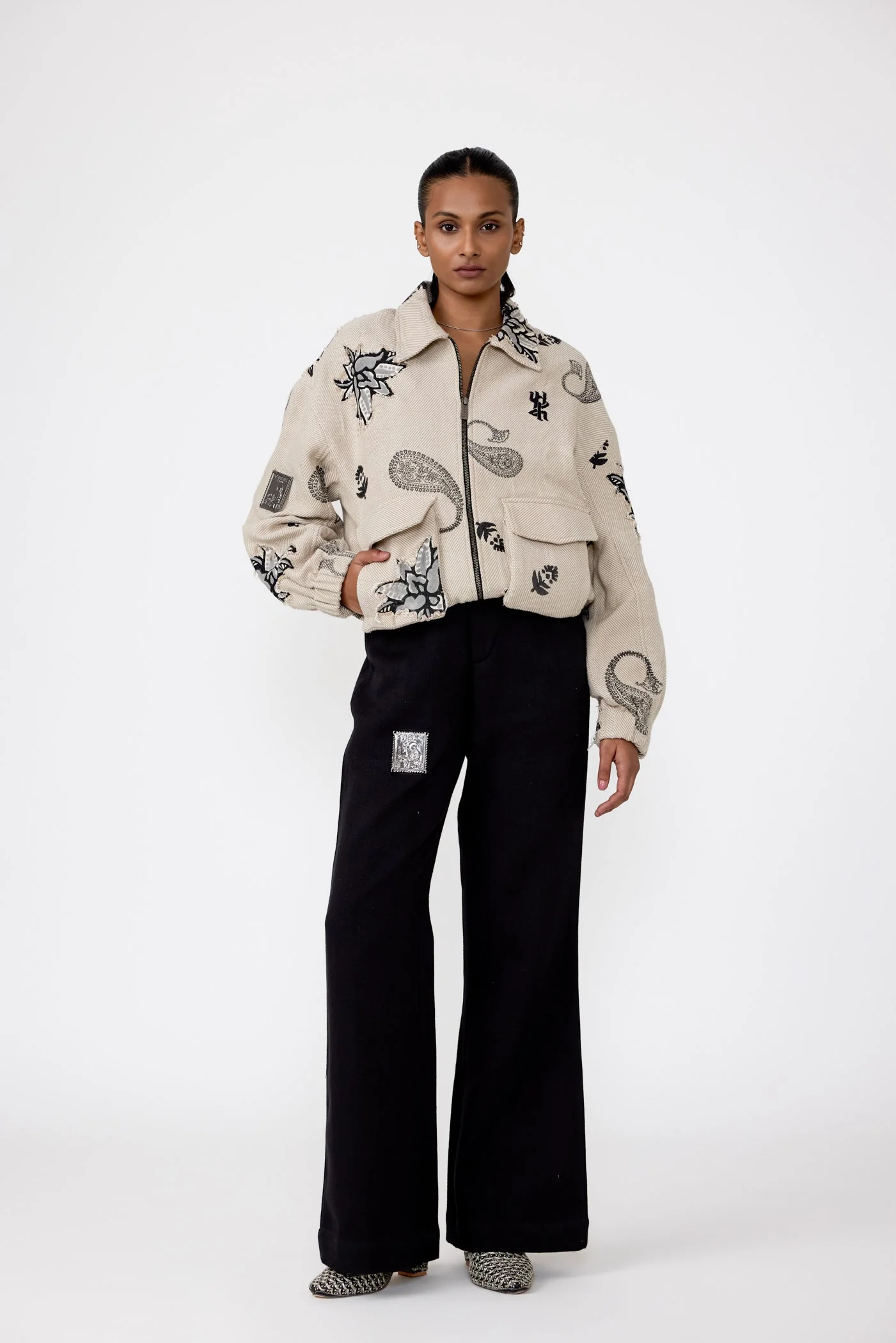 Handmade Bomber Jacket - Image 9