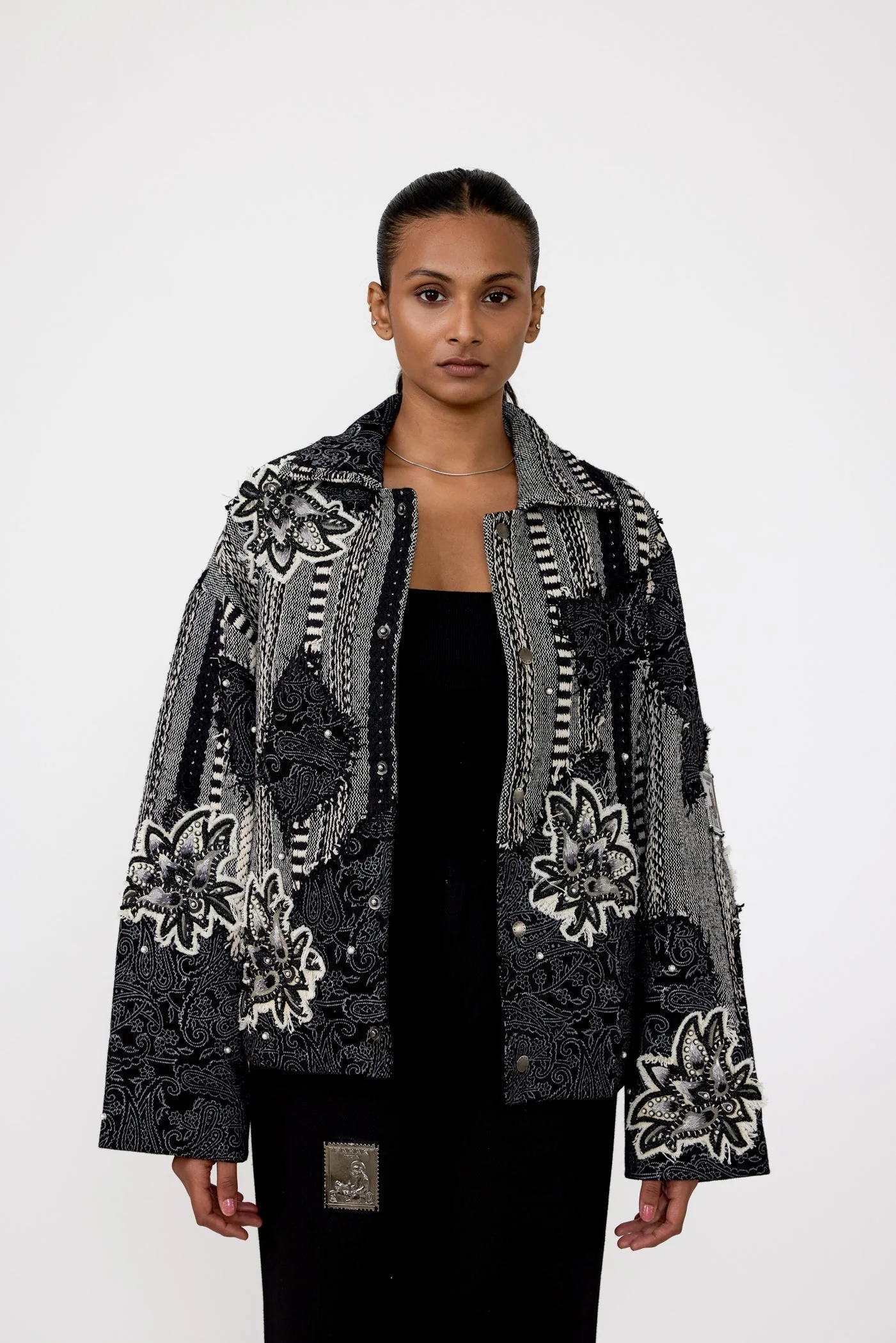 Handmade Jacquard Jacket - Image 6
