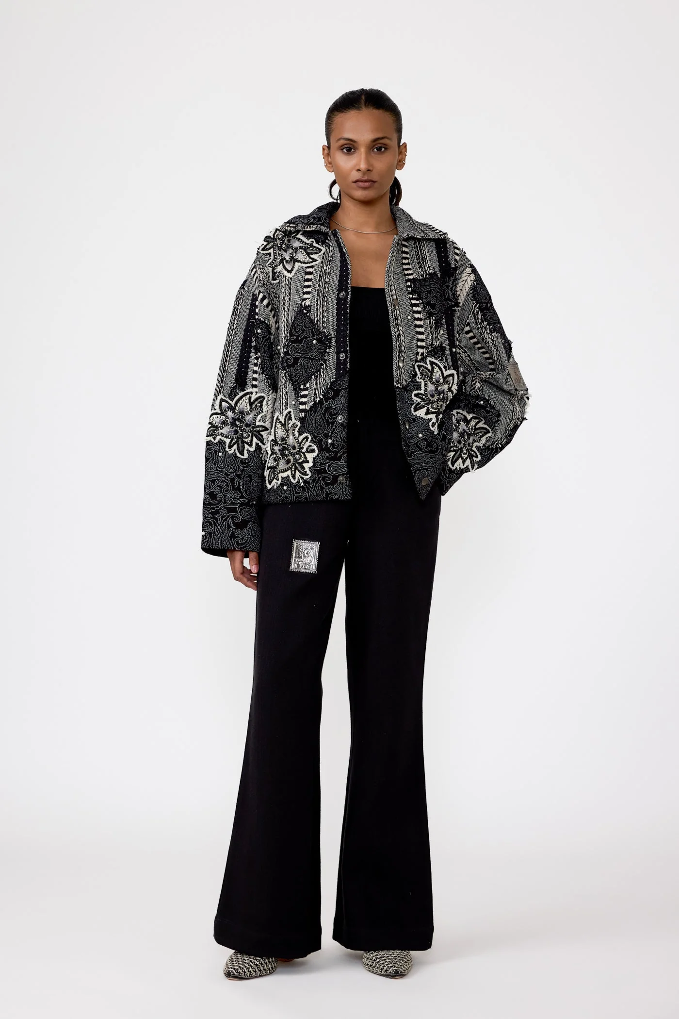 Handmade Jacquard Jacket - Image 8