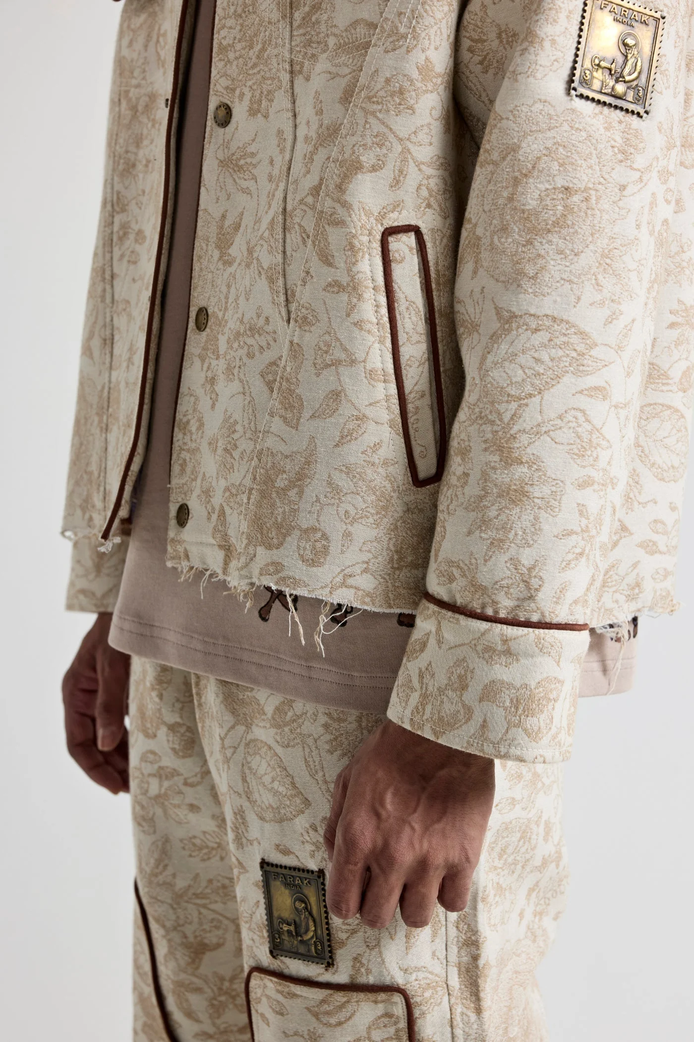Handmade Jacquard Jacket - Image 5