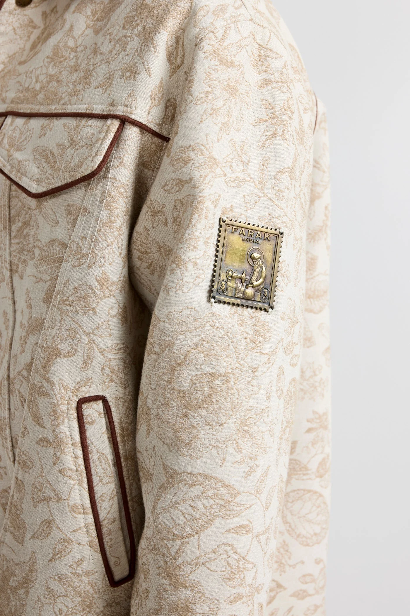 Handmade Jacquard Jacket - Image 6