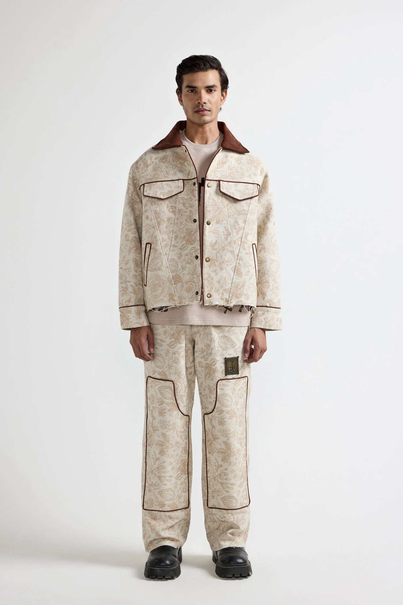 Handmade Jacquard Jacket - Image 9