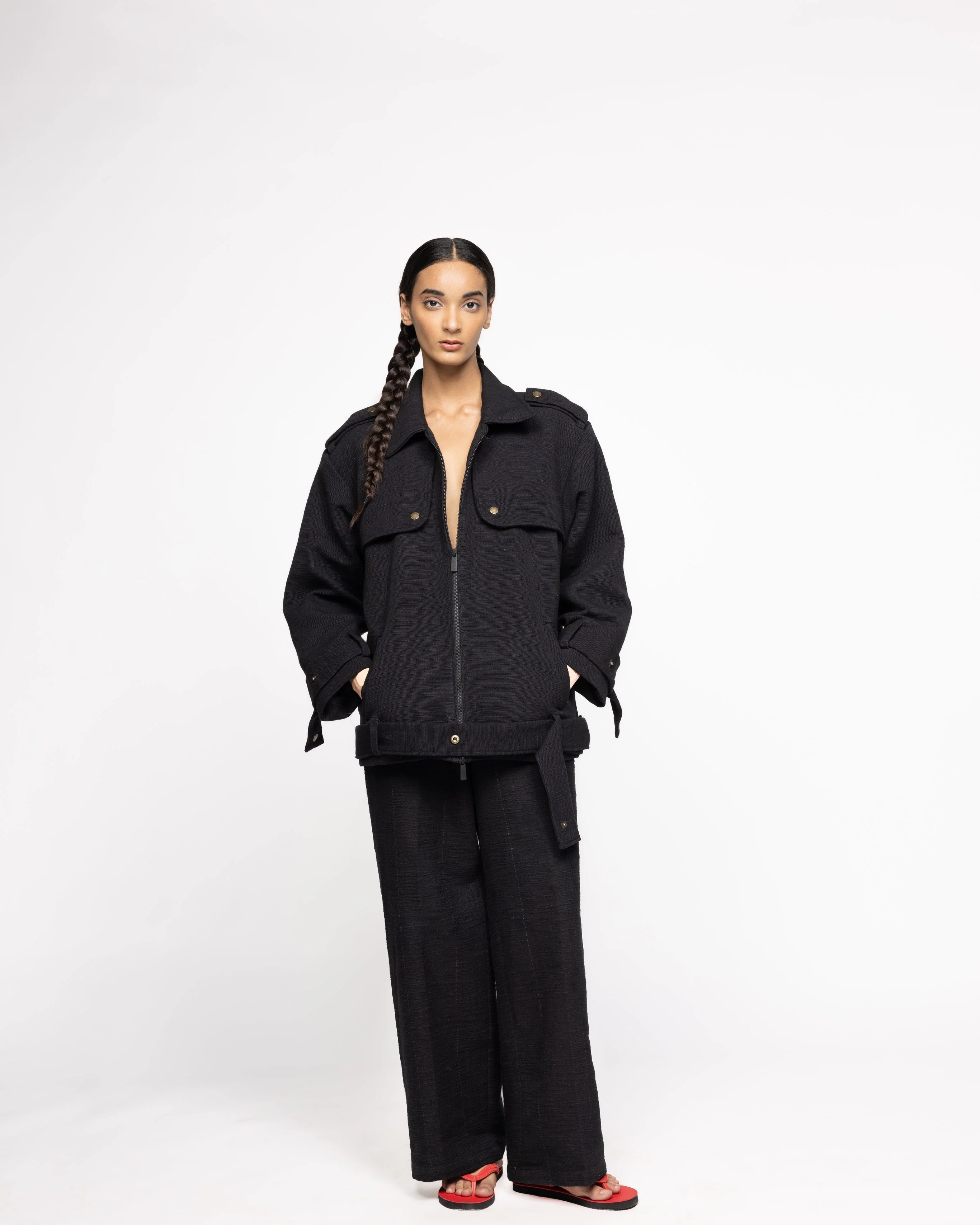 Handwoven Trench - Jacket - Image 6