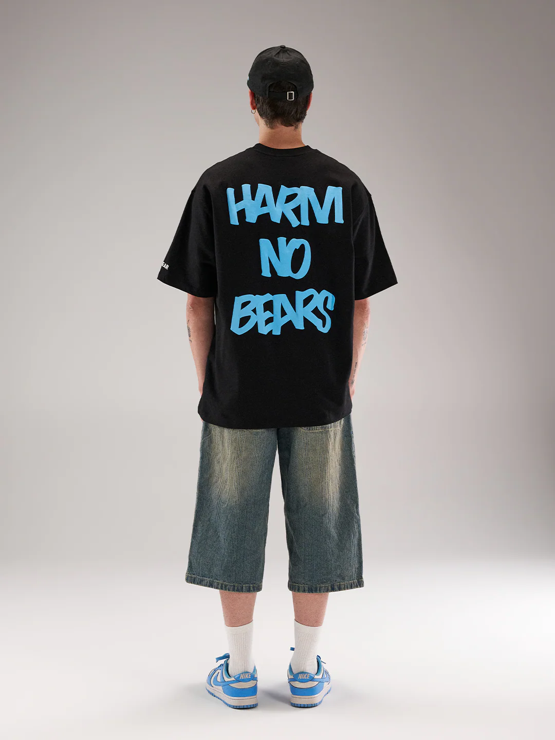 Harm No Bear Tee Black 2.0 - Image 9