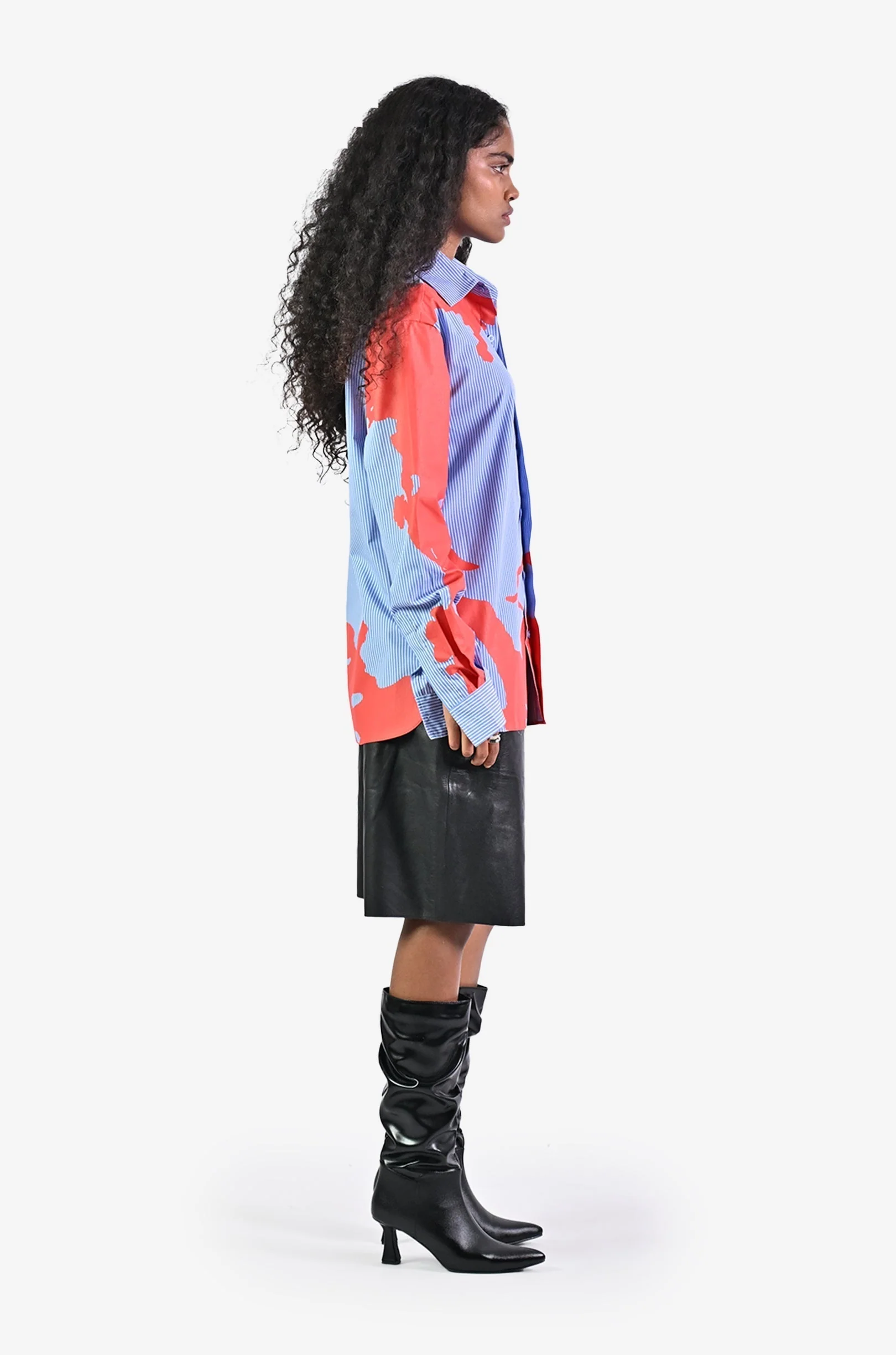HUEMN flesh shirt - Pinstriped - Image 6