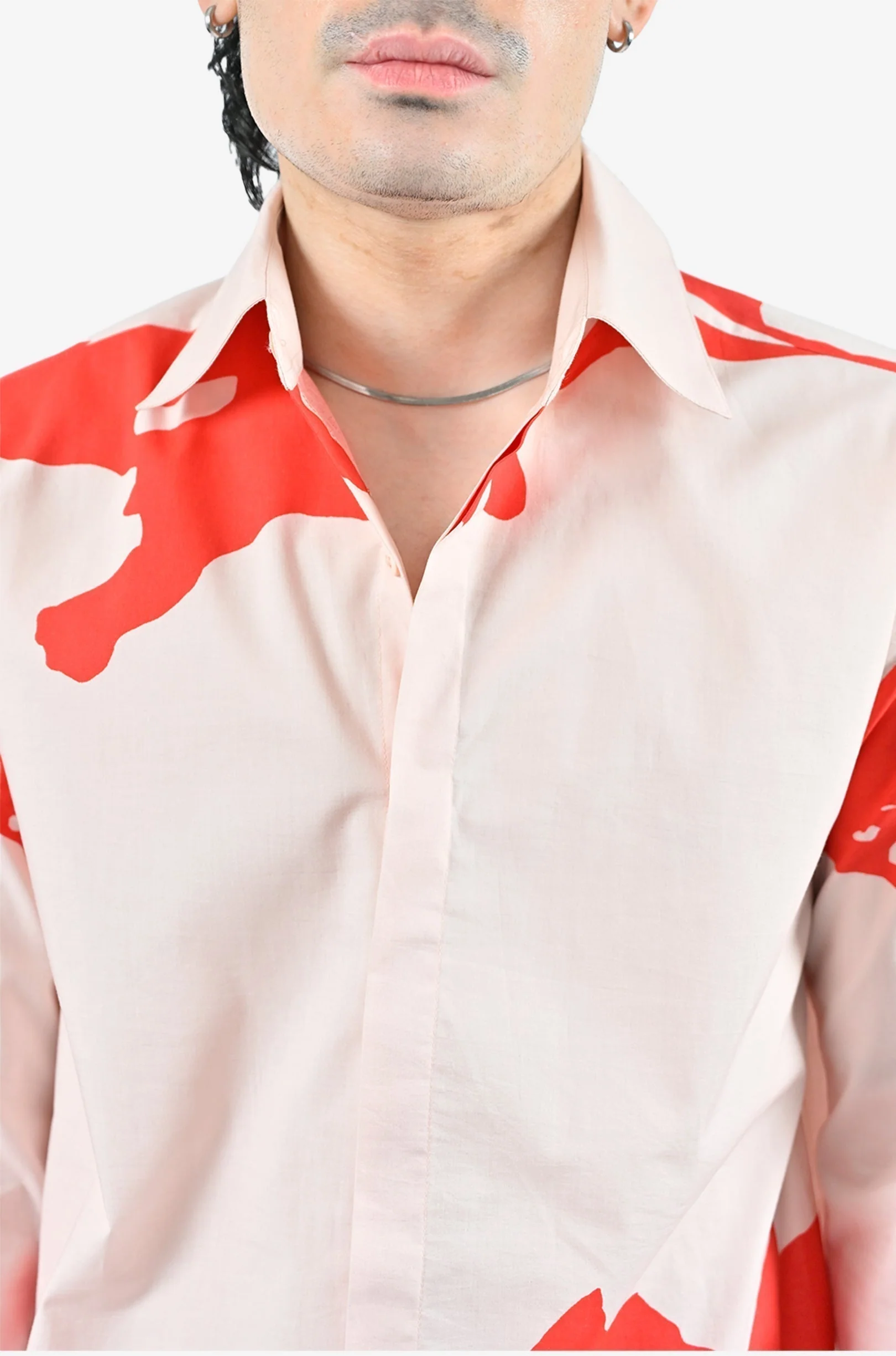 HUEMN flesh shirt - Red - Image 10