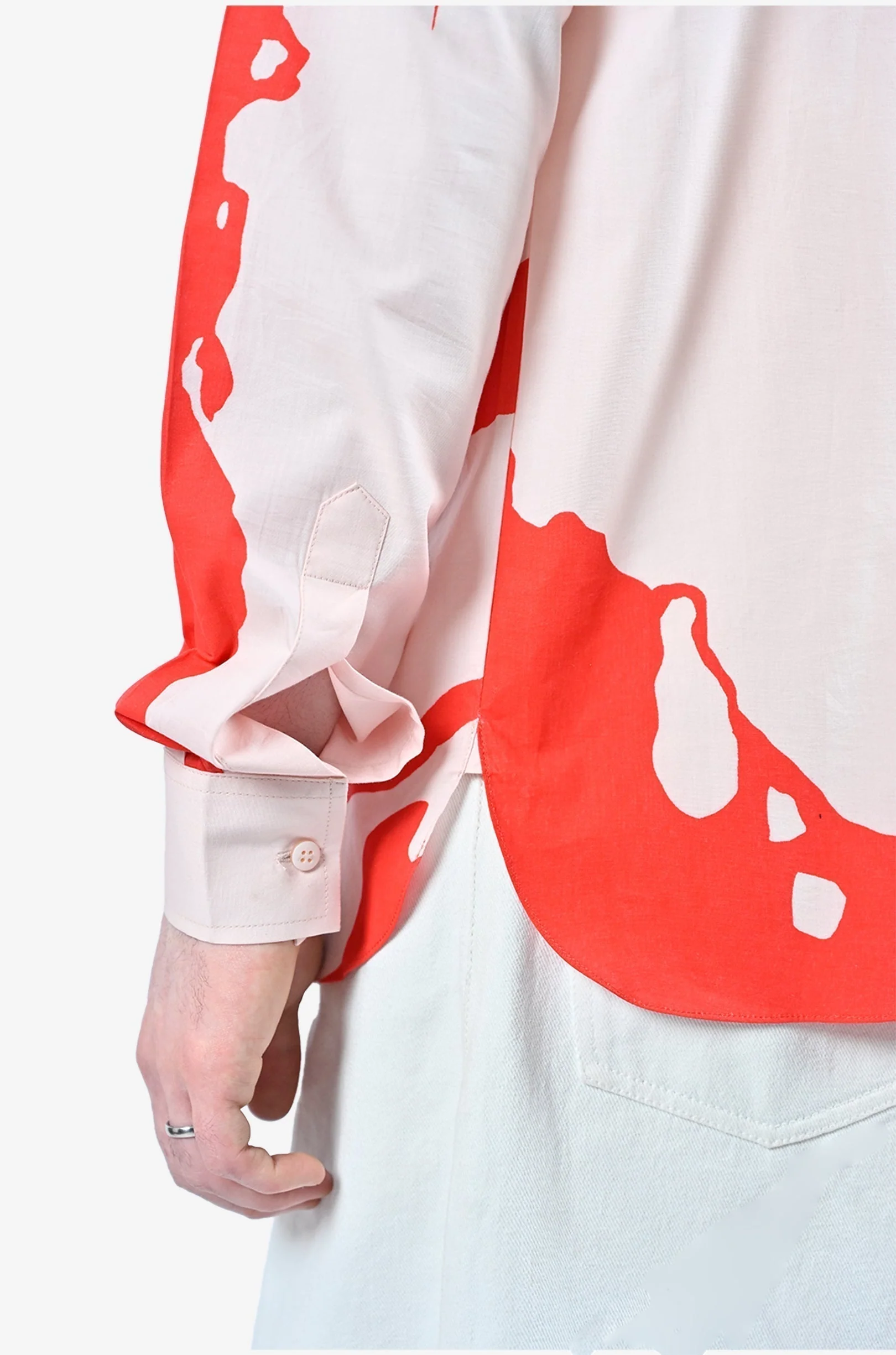 HUEMN flesh shirt - Red - Image 11