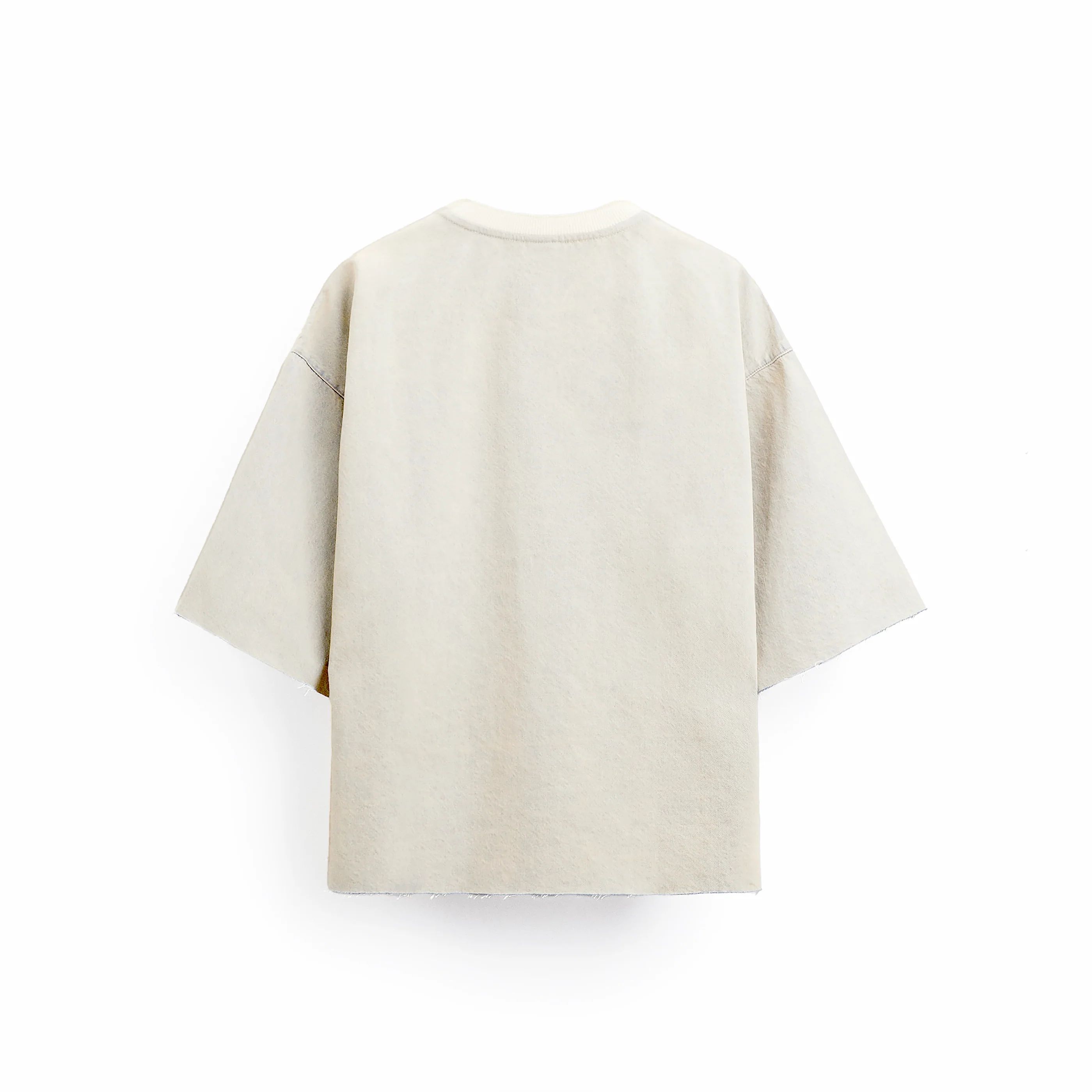 i2 - inked intimacy | Denim Cropped Sweatshirt - Image 2