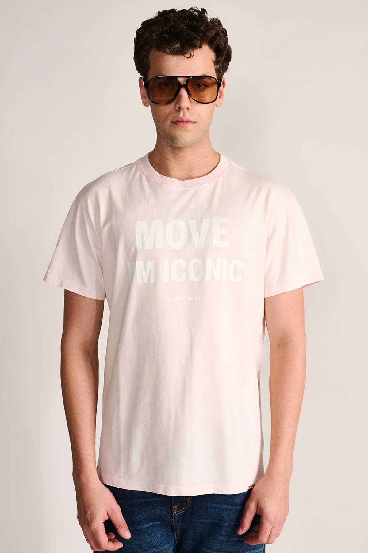 ICON MOVEMENT TEE - Powder Dust Pink - Image 6