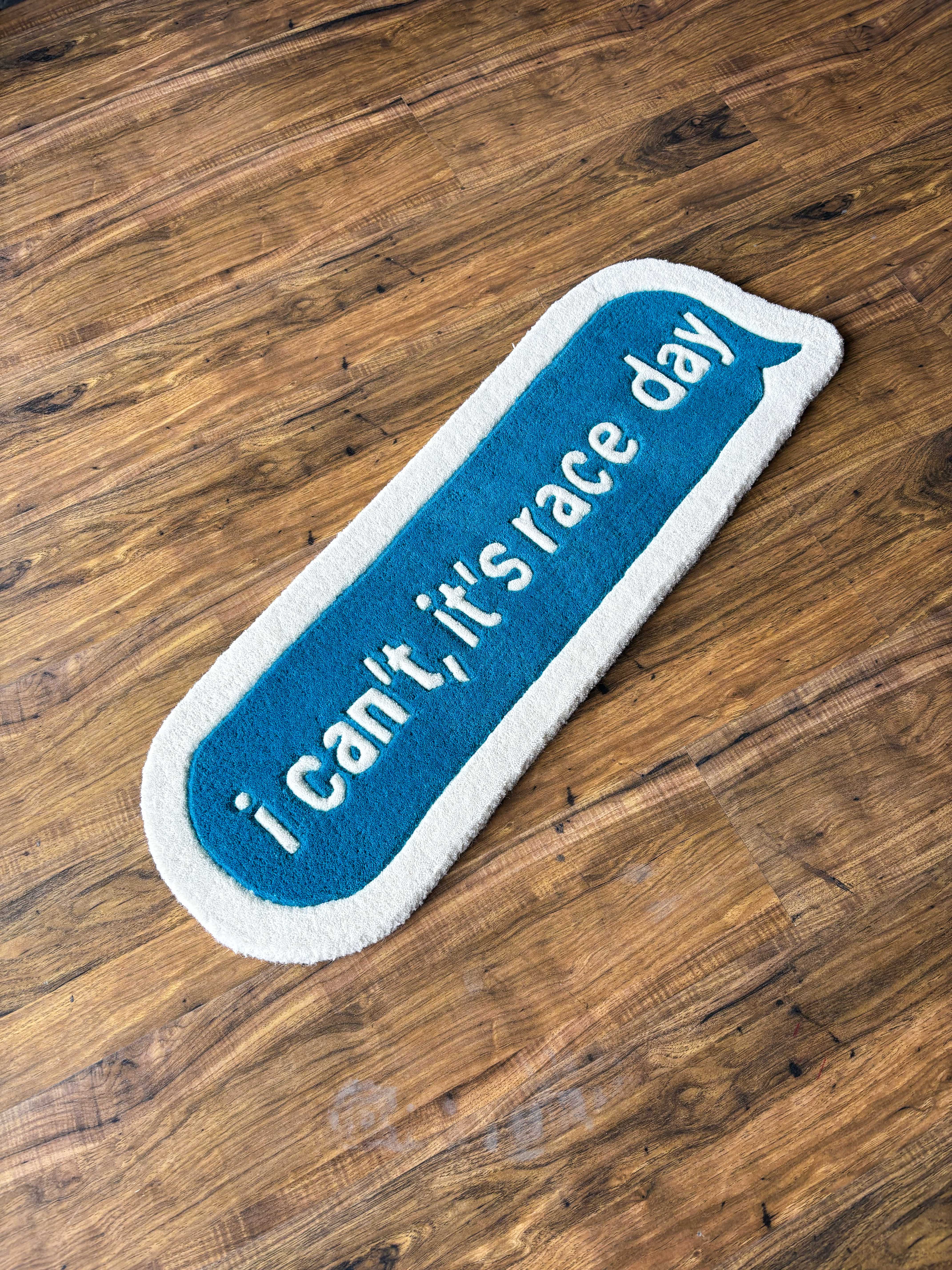 Its Race day F1 Hand tufted Custom Rug - Image 2